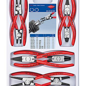 JUEGO DE ALICATES PARA CIRCLIPS (8 PIEZAS) 00 20 04 V01 - KN 00 20 04