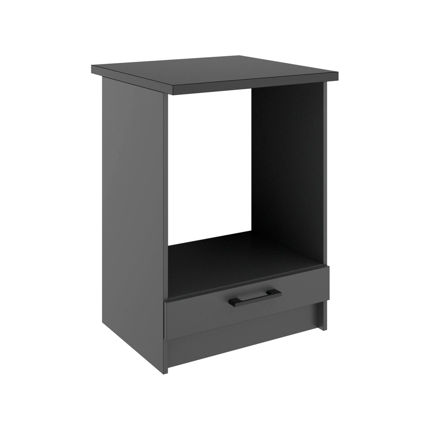 Módulo de cocina para horno kirsten y  negro y grafito para hogar moderno mueble de almacenaje  - Homekit