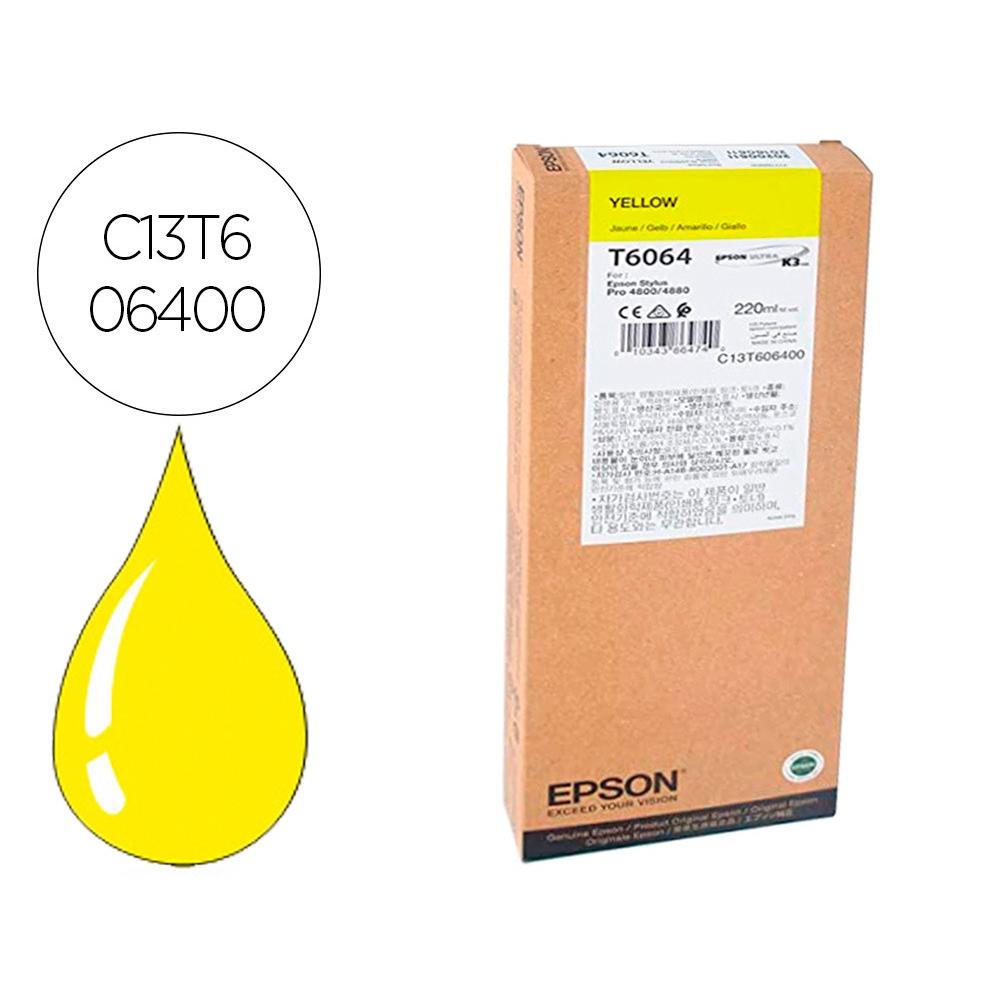 Liderpapel Cartucho de Tinta Epson GF Stylus Pro 4880/4800 Amarillo