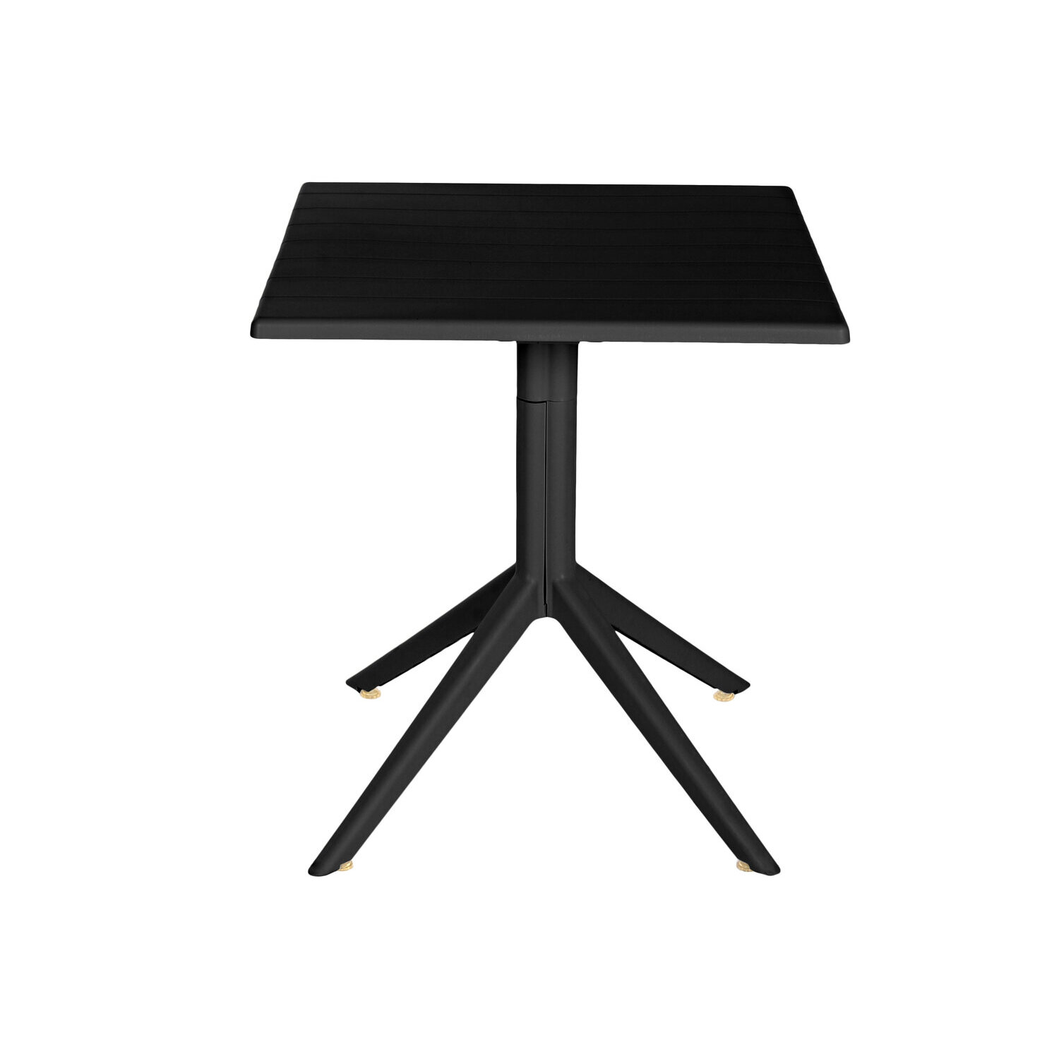 Mesa metal pp 70x70x75 reciclado negro El mejor complemento para tu hogar.