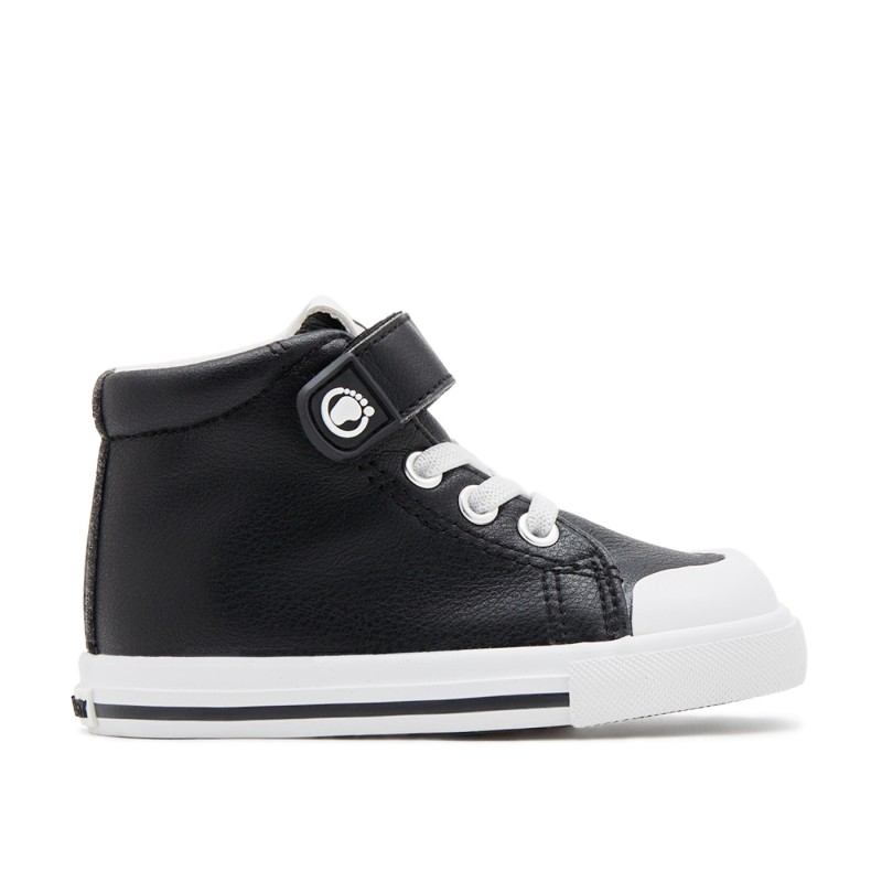 Zapatillas de lona niña CONGUITOS 500015 BLACK SNEKERS BOTA BAREFOOT BLACK 36659 25I
