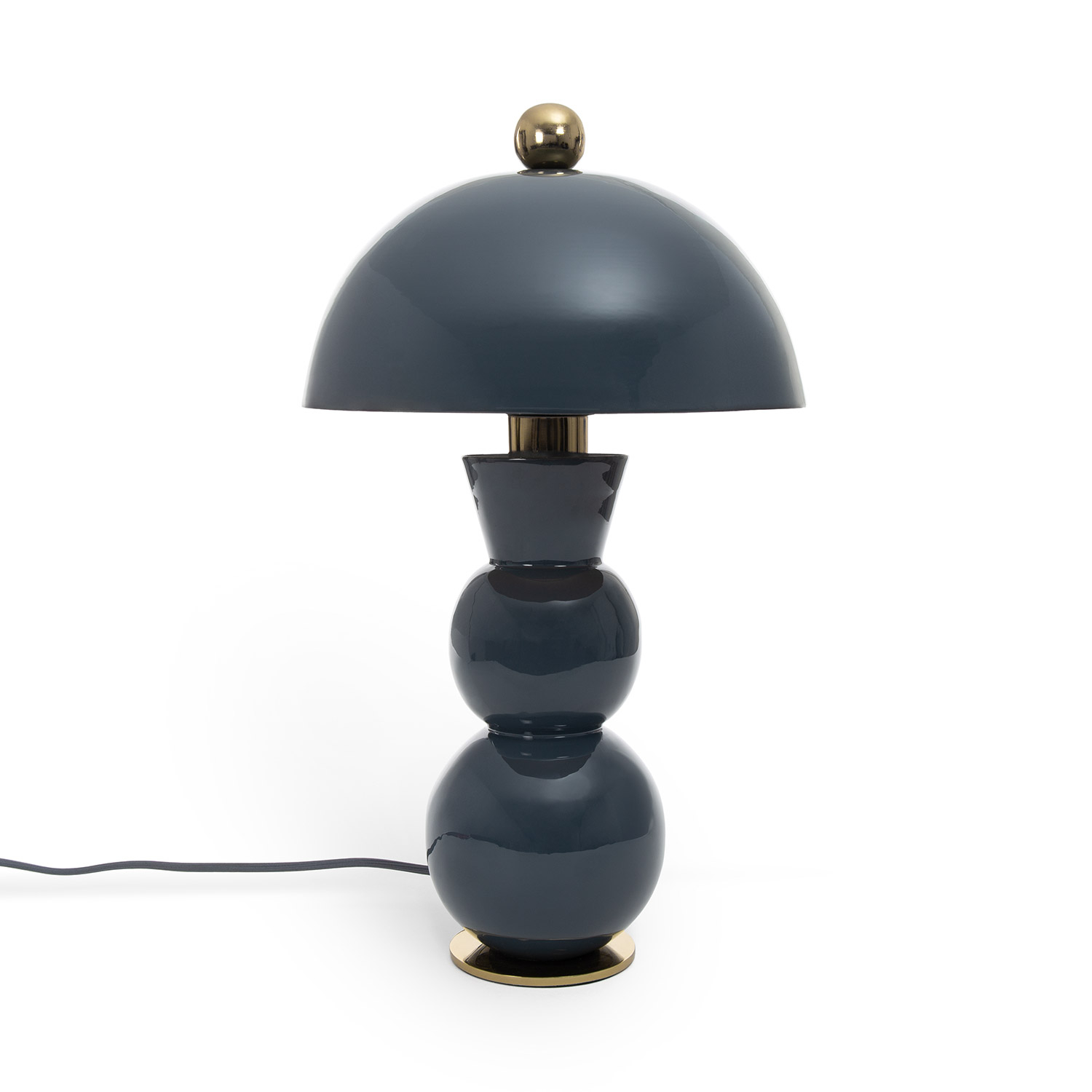 Ledkia Lámpara de Mesa Metal Onkar Azul