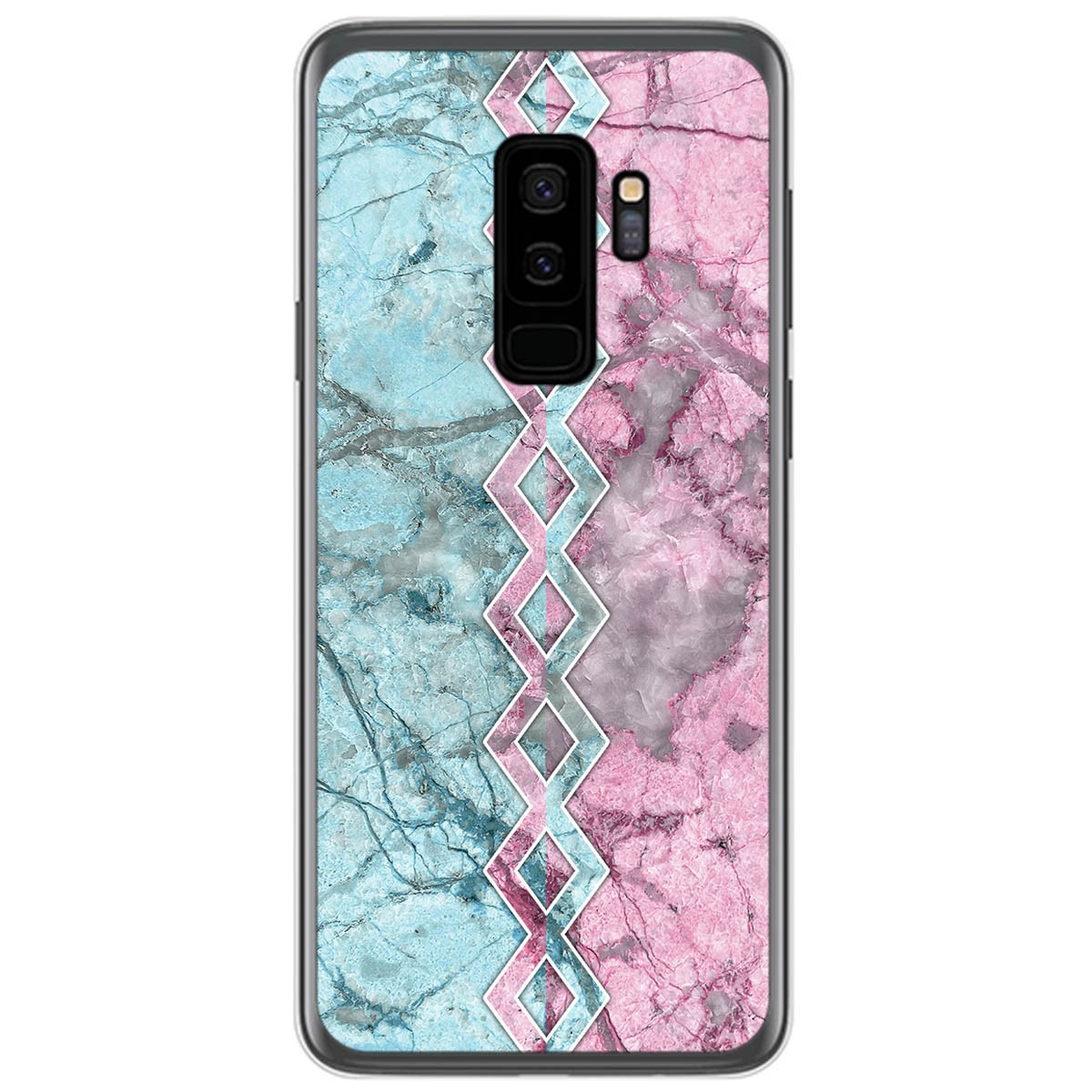 Tumundosmartphone Funda Gel Tpu para Samsung Galaxy S9 Plus diseño Mármol 08 Dibujos