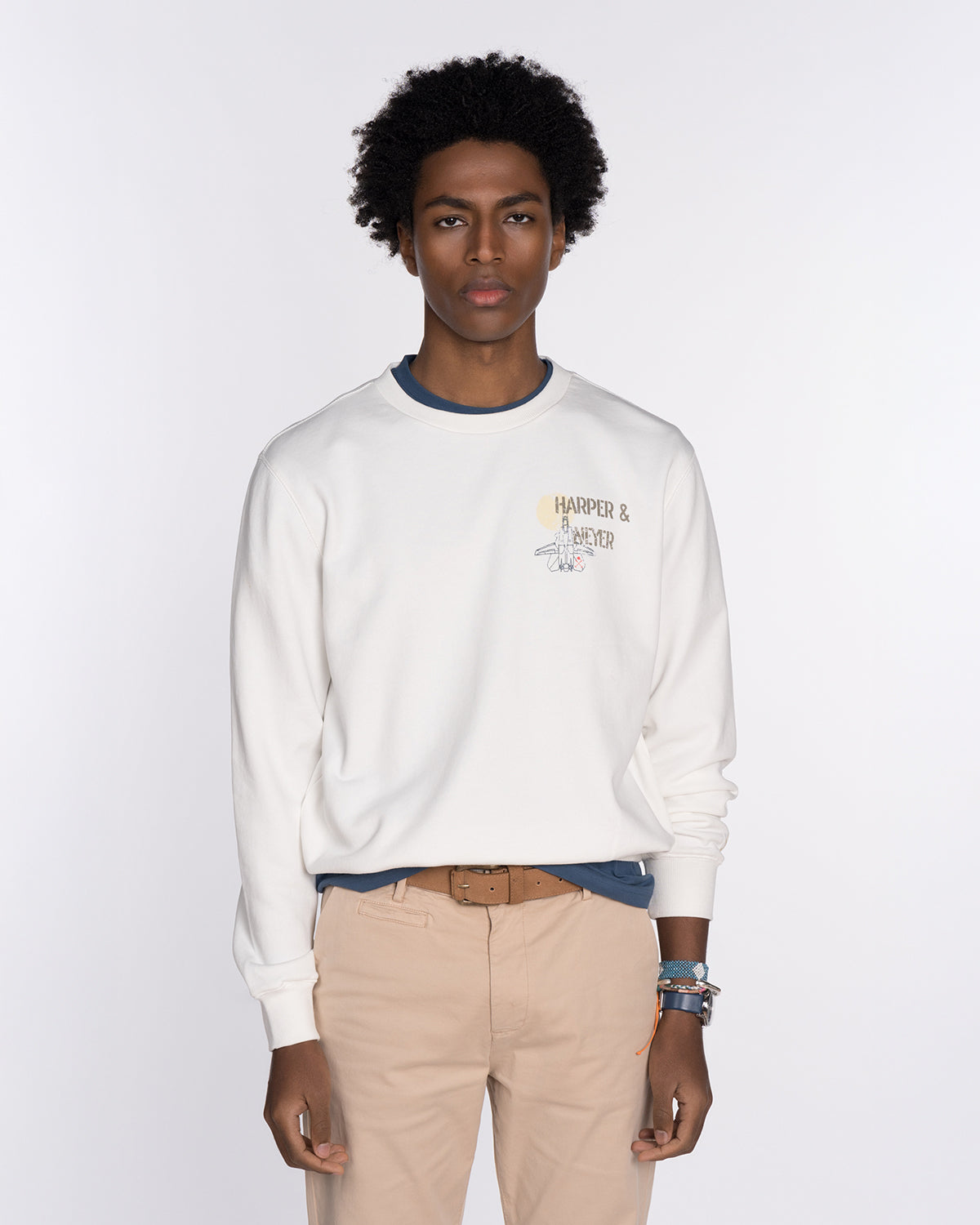 Harper & Neyer Sudadera de Hombre de Algodón Tomcat