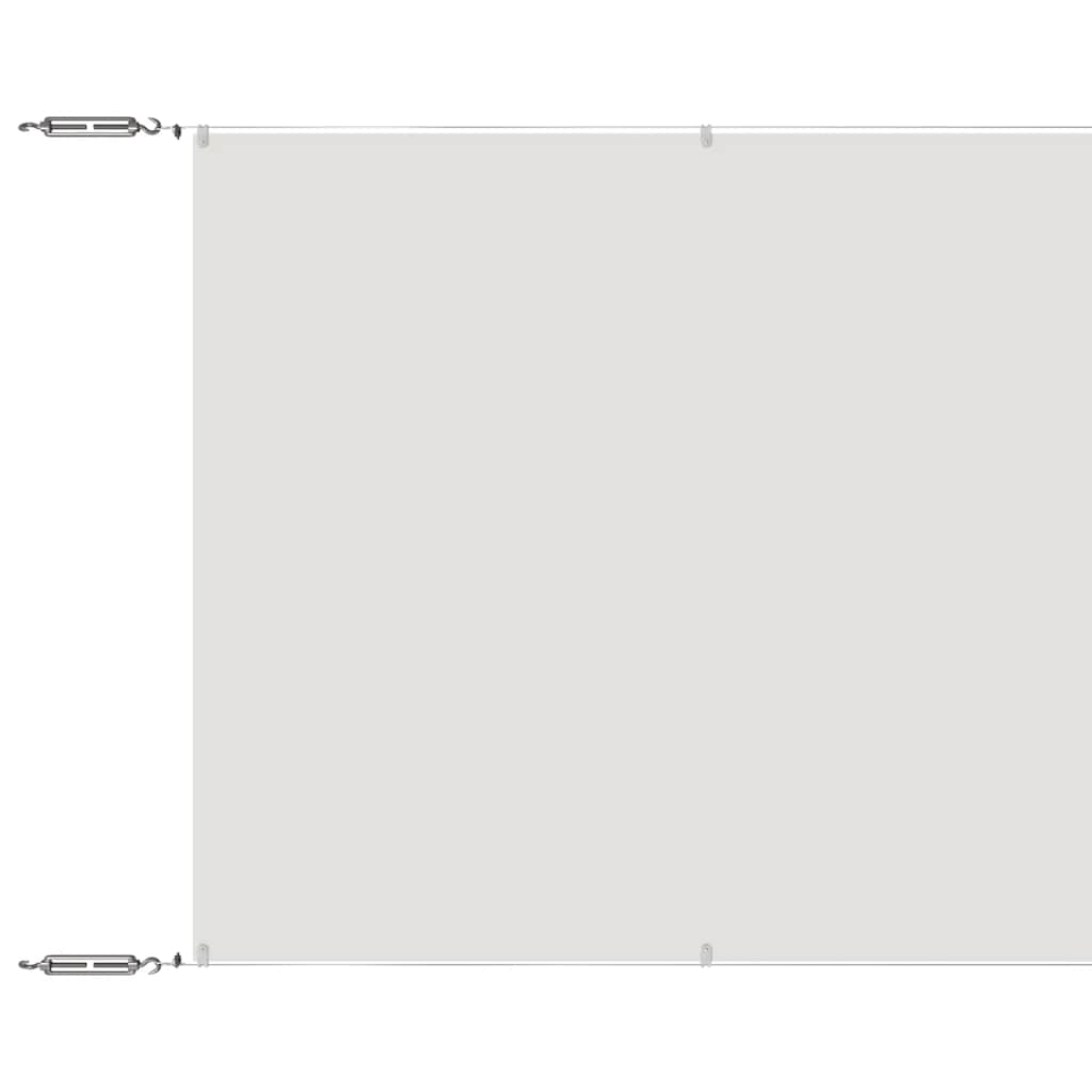 vidaXL Toldo vertical blanco 140x800 cm tela oxford