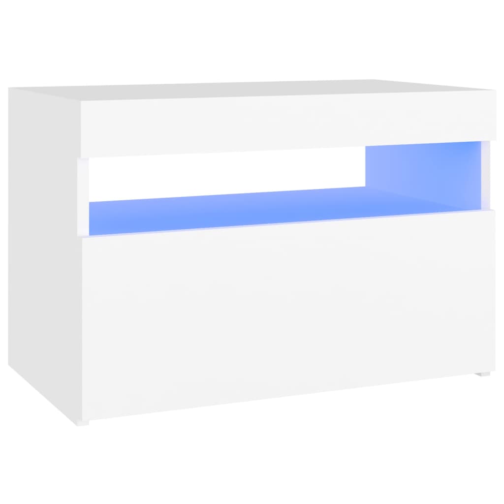 vidaXL Mueble de TV con luces LED color 60x35x40 cm, Mueble de Salon, Mueble TV, Mueble TV salon, Mesa de TV, Mueble tele