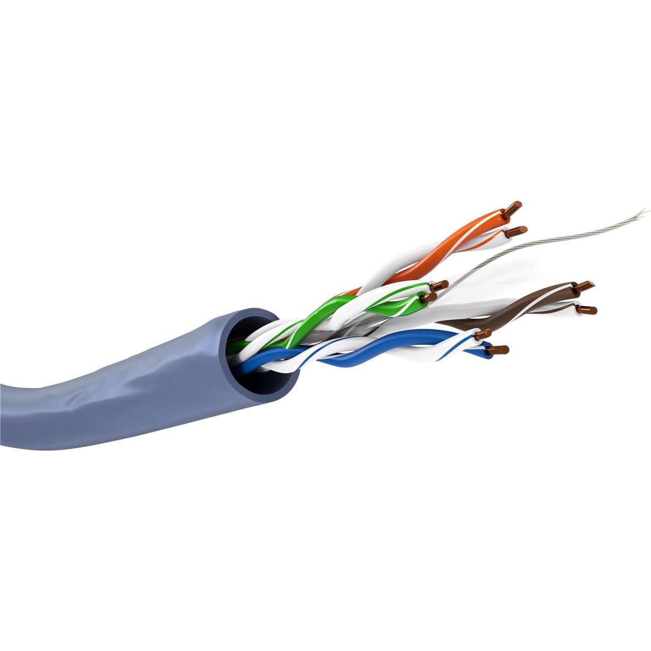 Goobay 96096 cable de red Azul 100 m Cat6a U/UTP (UTP)
