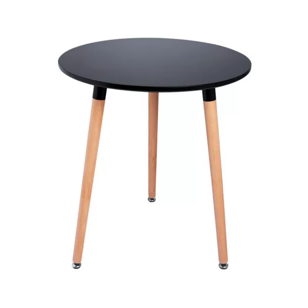 Regalos Miguel - Estilo Nórdico - Mesa Tower Redonda 60 cm - Negro