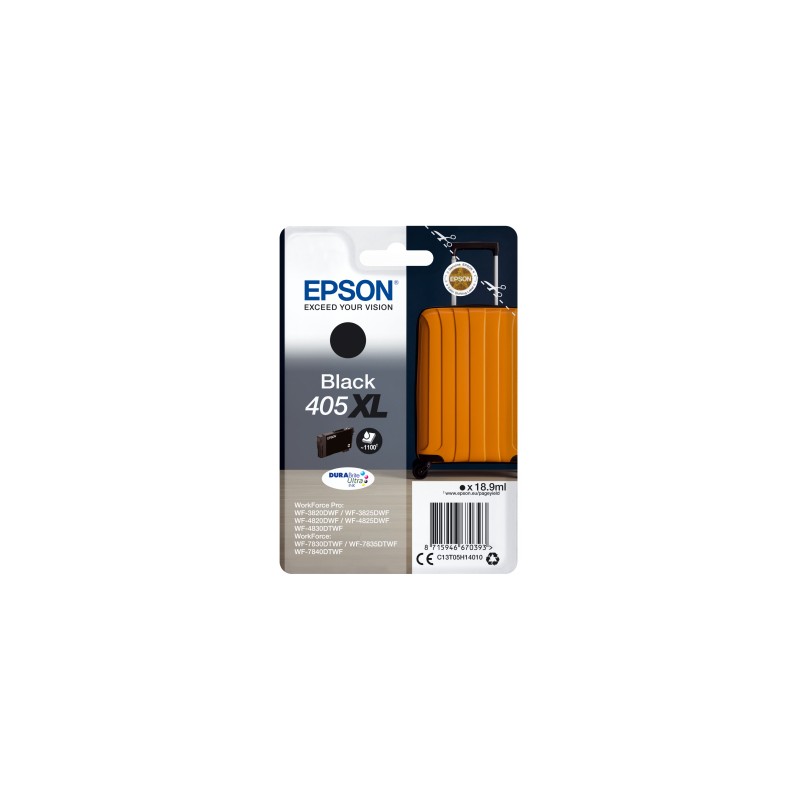 Epson - Singlepack Black 408 DURABrite Ultra Ink C13T09J14010
