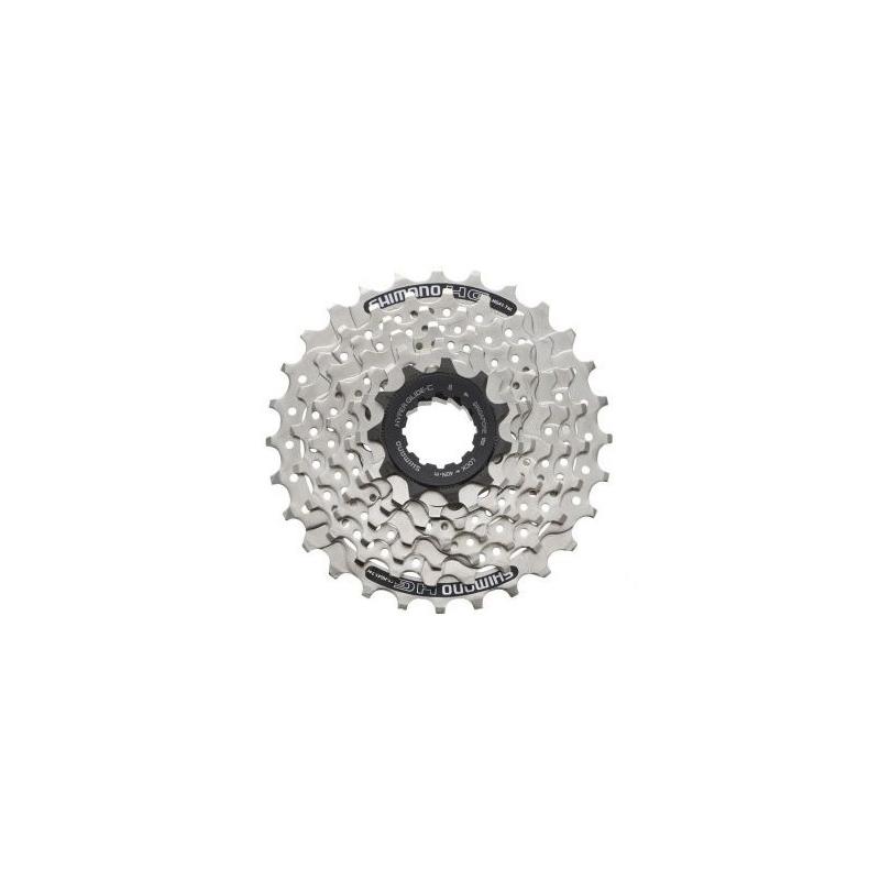 Shimano - Cassette HG-41 7v 11/28 para bicicleta de carretera y montaña con tecnología HyperGlide, compatible con cadenas IG y HG