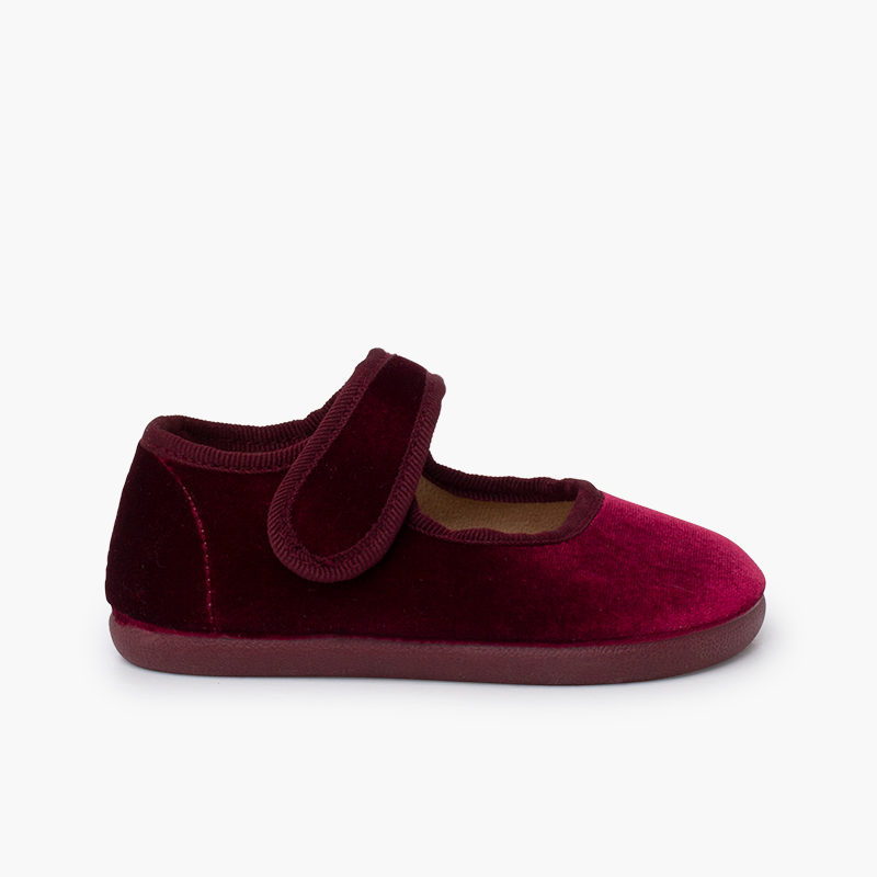 Pisamonas Merceditas barefoot terciopelo tira adherente