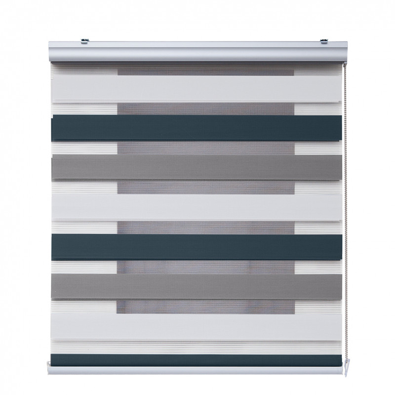 STORESDECO Estor Enrollable Noche y Día Plus con Acabados de Aluminio Premium. Estor enrollable con Doble Tejido para Ventanas y Puertas. Estores de Alta Calidad