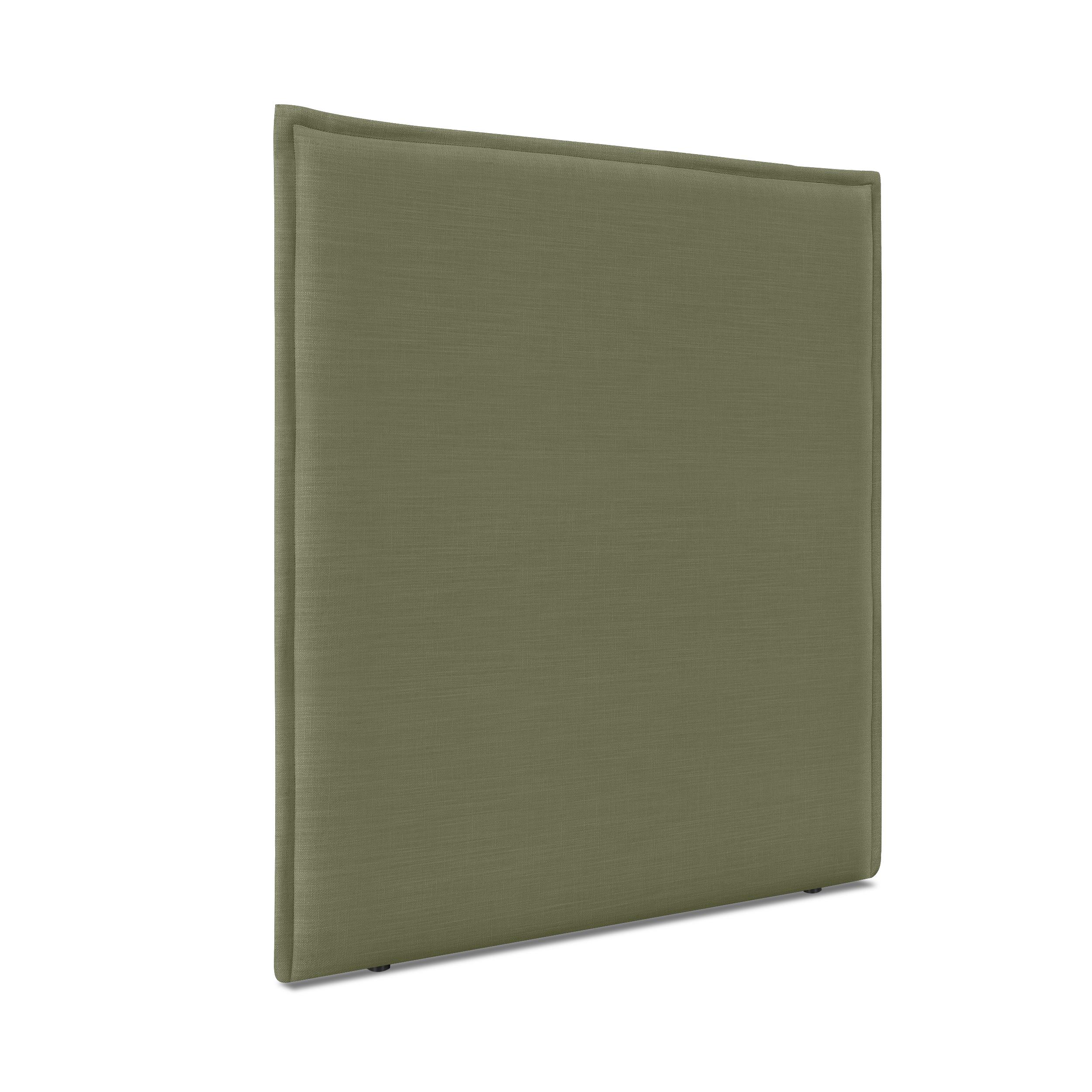 DHOME Cabecero de Lino Natural con Ribete Hasta el Suelo con 8cm de Grosor Cabezal Tapizado Cama Dormitorio Moderno Top Trending