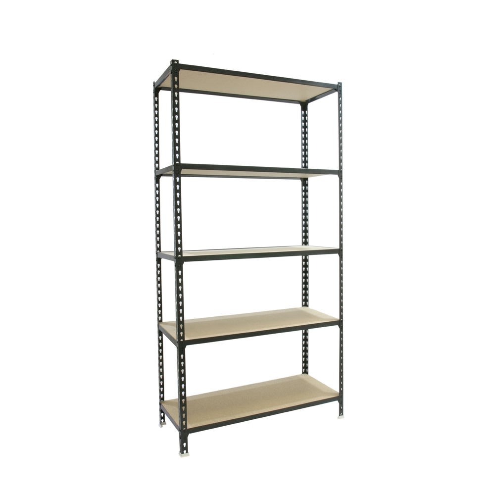 Estantería SIMONRACK MADERCLICK MEGAPLUS 5/400 ANTRACITA/MADERA 2000x1200x400