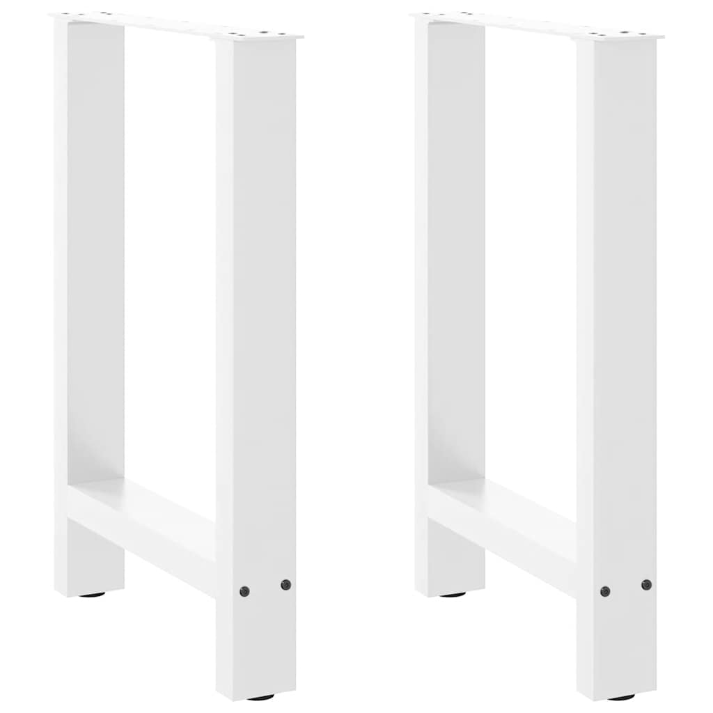 vidaXL Patas para mesa de comedor (2 unidades, 60 x 72-73 cm, acero)