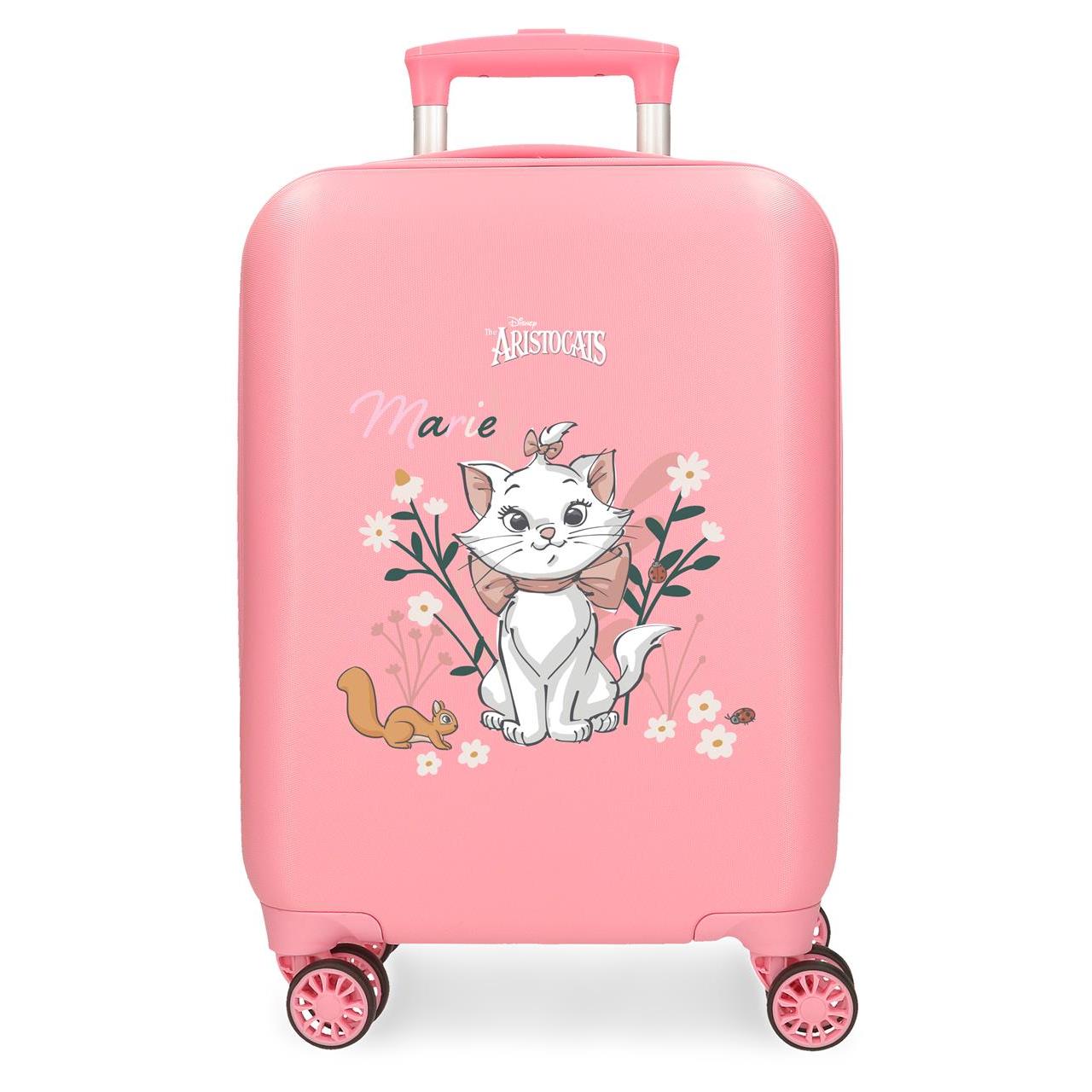 Disney Maleta De Cabina ABS Rígida Aristocats Marie Rosa
