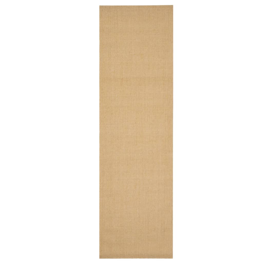 Vidaxl Alfombra de Sisal Natural 100x350 Cm