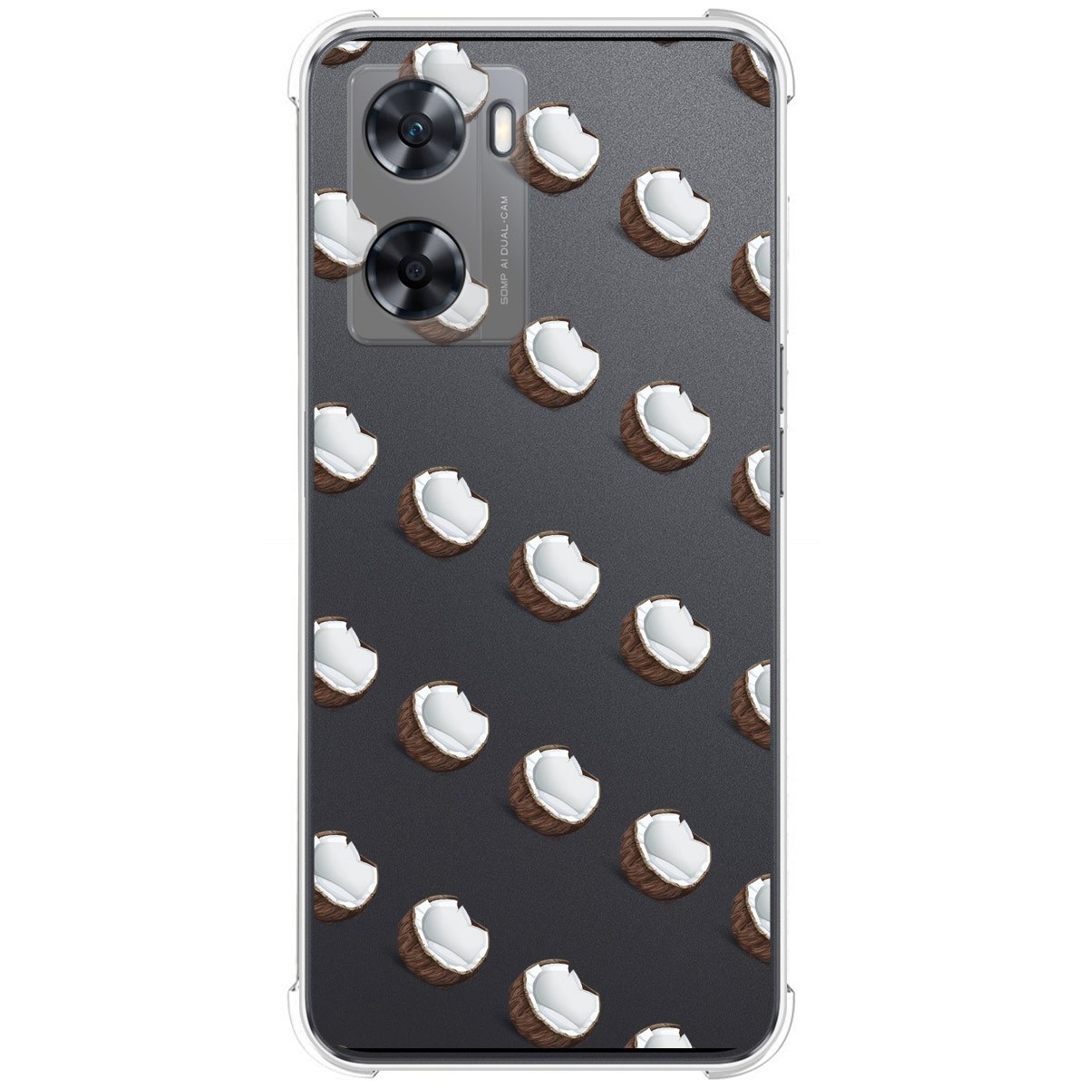 Funda Silicona Antigolpes para Oppo A57s diseño Cocos Dibujos