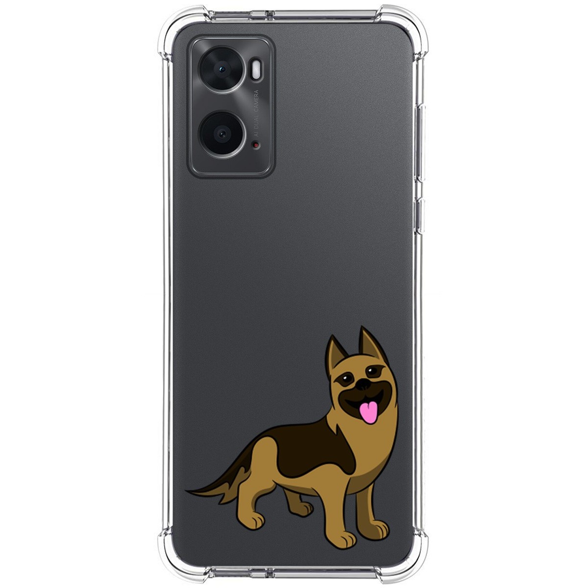 Funda Silicona Antigolpes para Oppo A76 / A96 diseño Perros 03 Dibujos