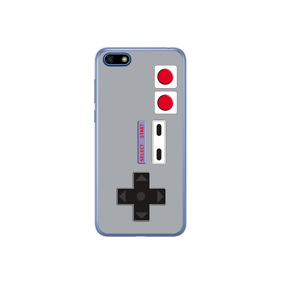 Tumundosmartphone Funda Gel Tpu para Huawei Honor 7S / Y5 2018 Diseño Consola Dibujos