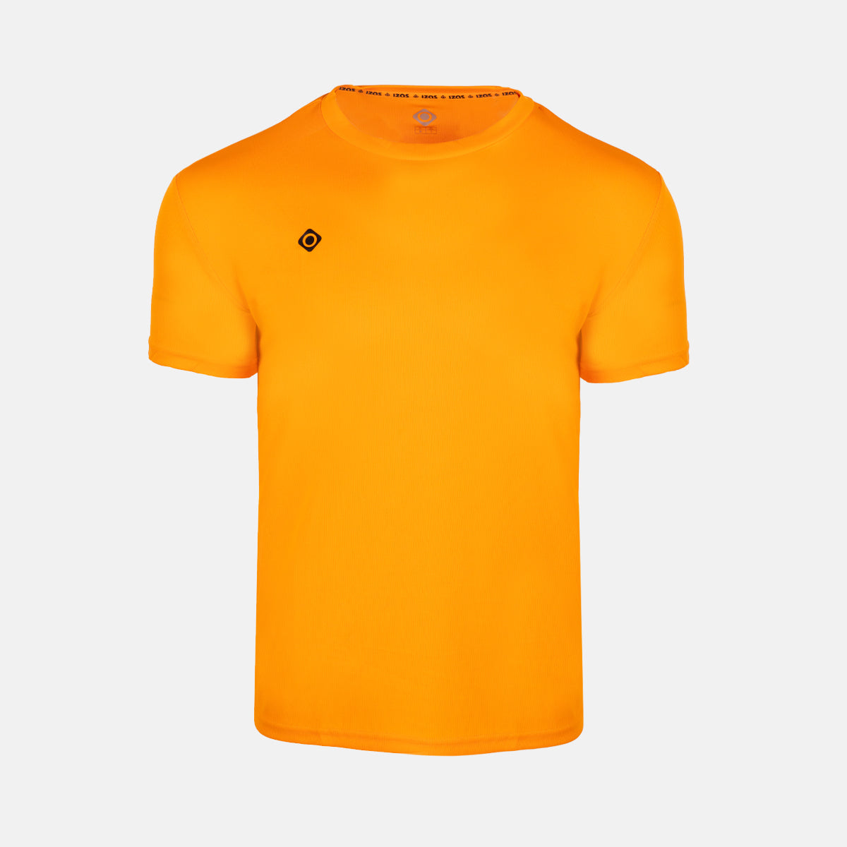 Izas- Camiseta Técnica para Hombre con Tecnología Dry Fit - Camiseta Deportiva de Manga Corta con Hydrospeed Que Expulsa el Sudor a la Superficie y Mantiene Seca la Piel - Creus Negro - Talla 3XL