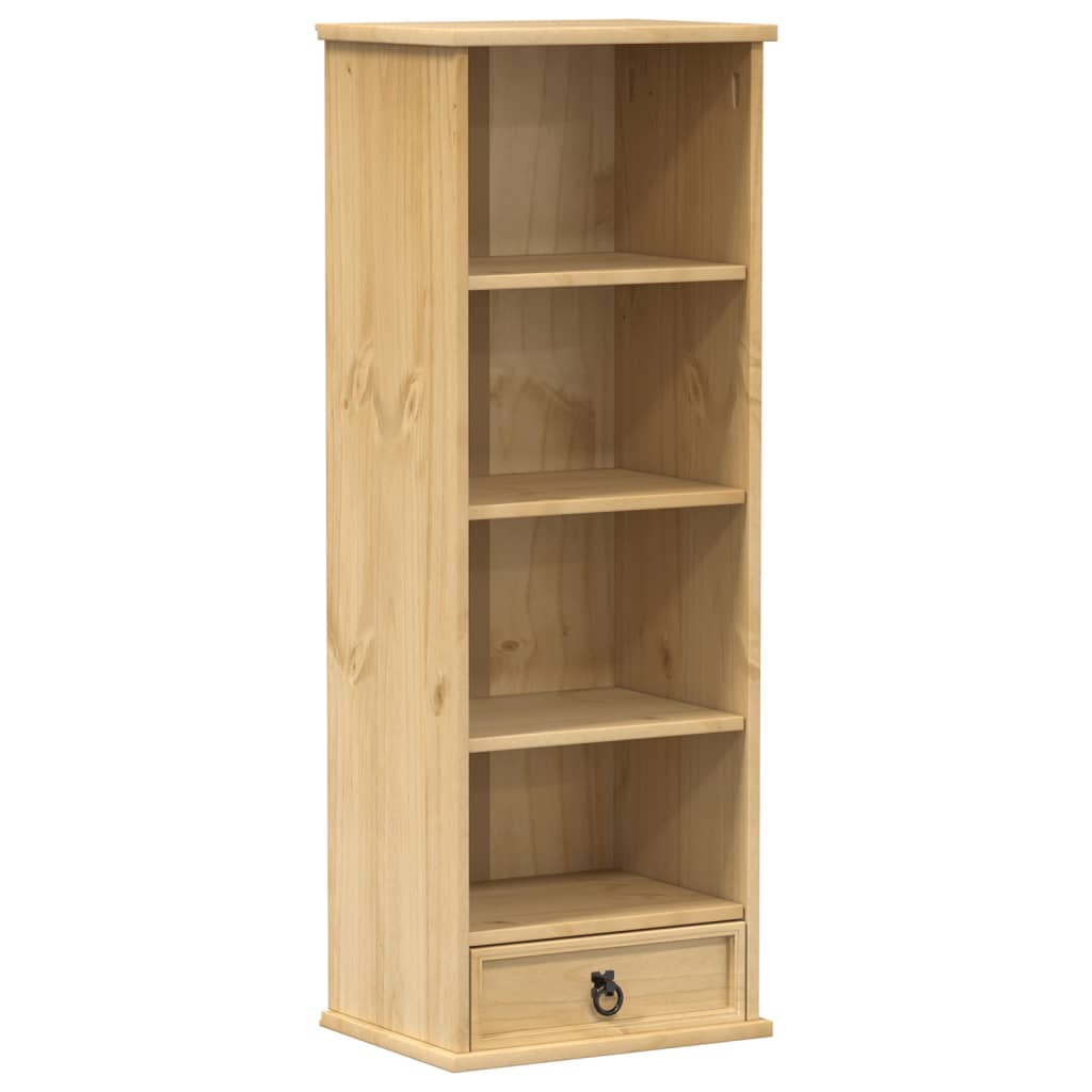 Vidaxl Estantería de Cds Corona Madera Maciza de Pino 40x30x110 Cm