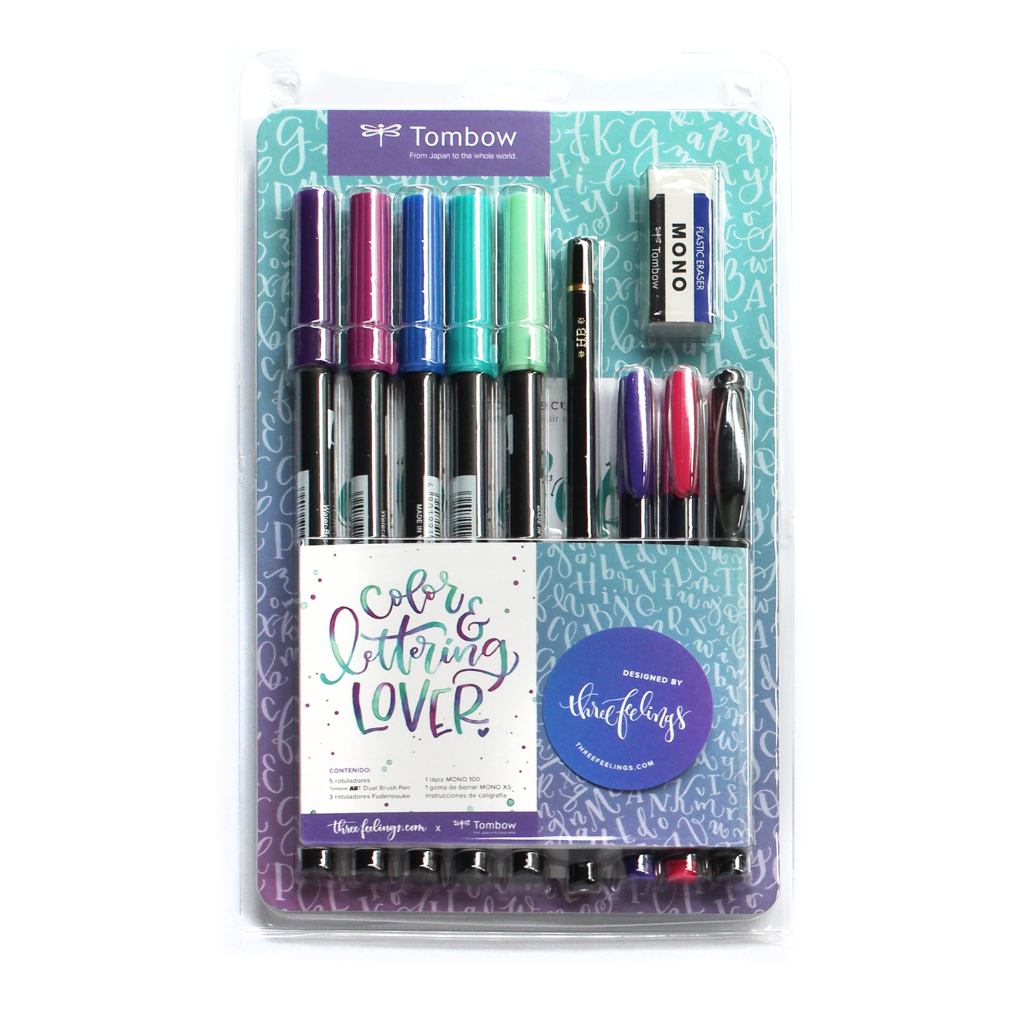 Lettering Set Rotuladores Colora &Letttering Tombow