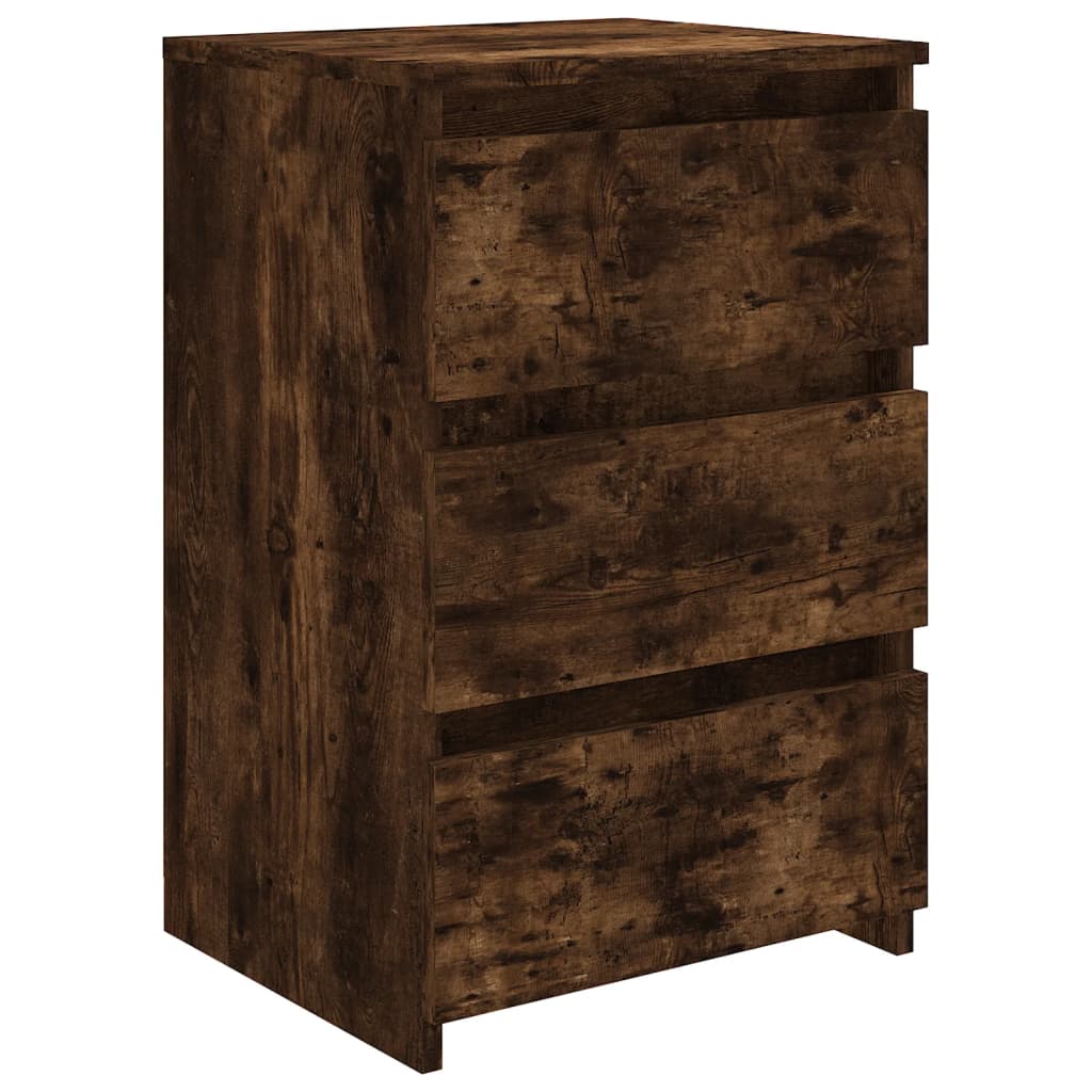Vidaxl Mesita de Noche Madera Contrachapada 40x35x62,5cm Blanco