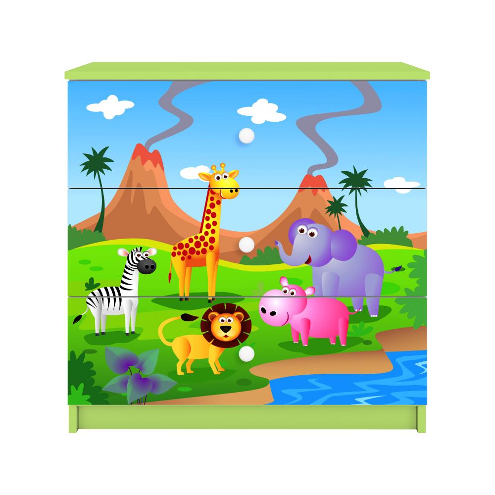 Cómoda Kocot Kids BabyDreams Safari Green