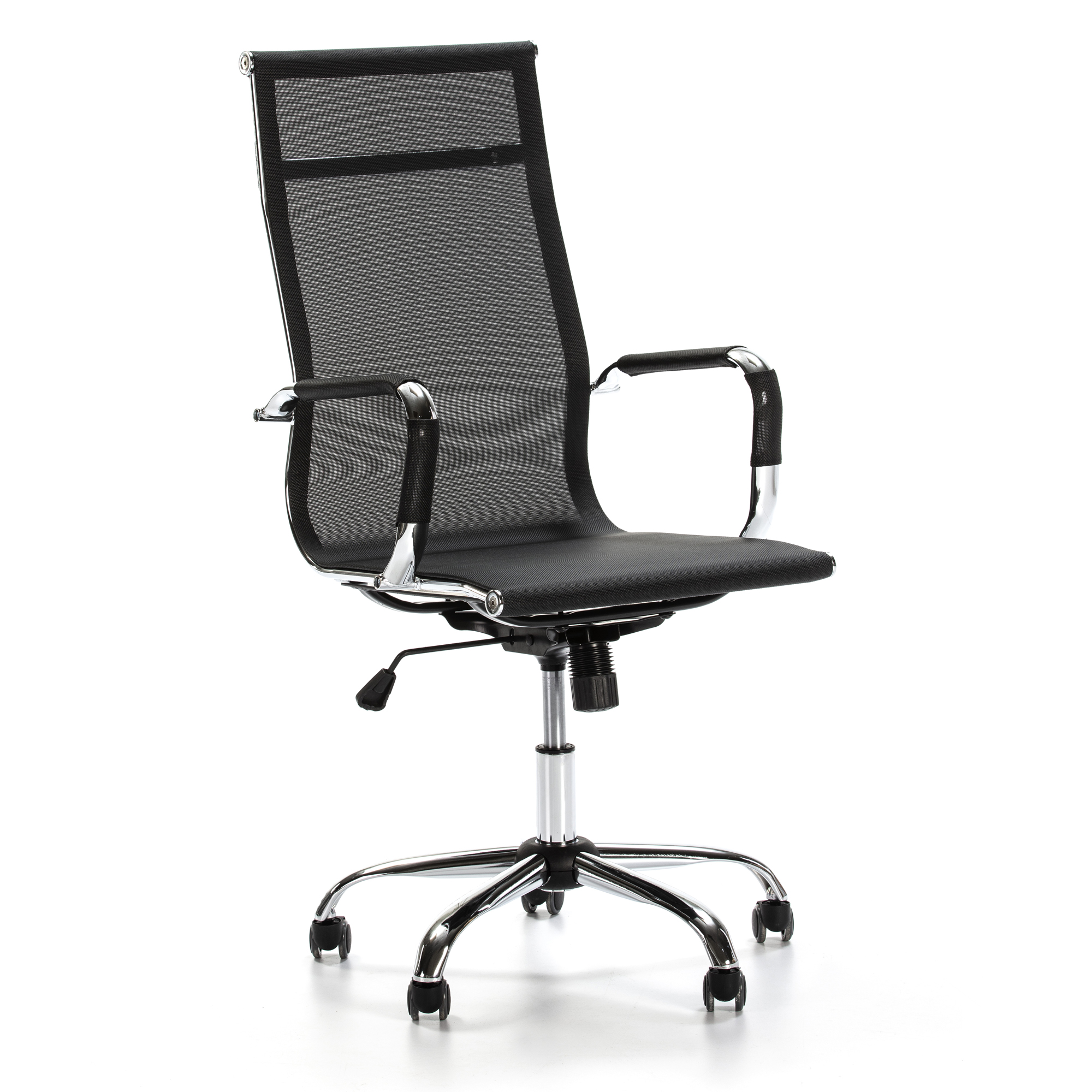 VS Venta-Stock Sillón de Oficina Tapizado Slim con Ajuste de Altura Milimétrico y Mecanismo Basculante