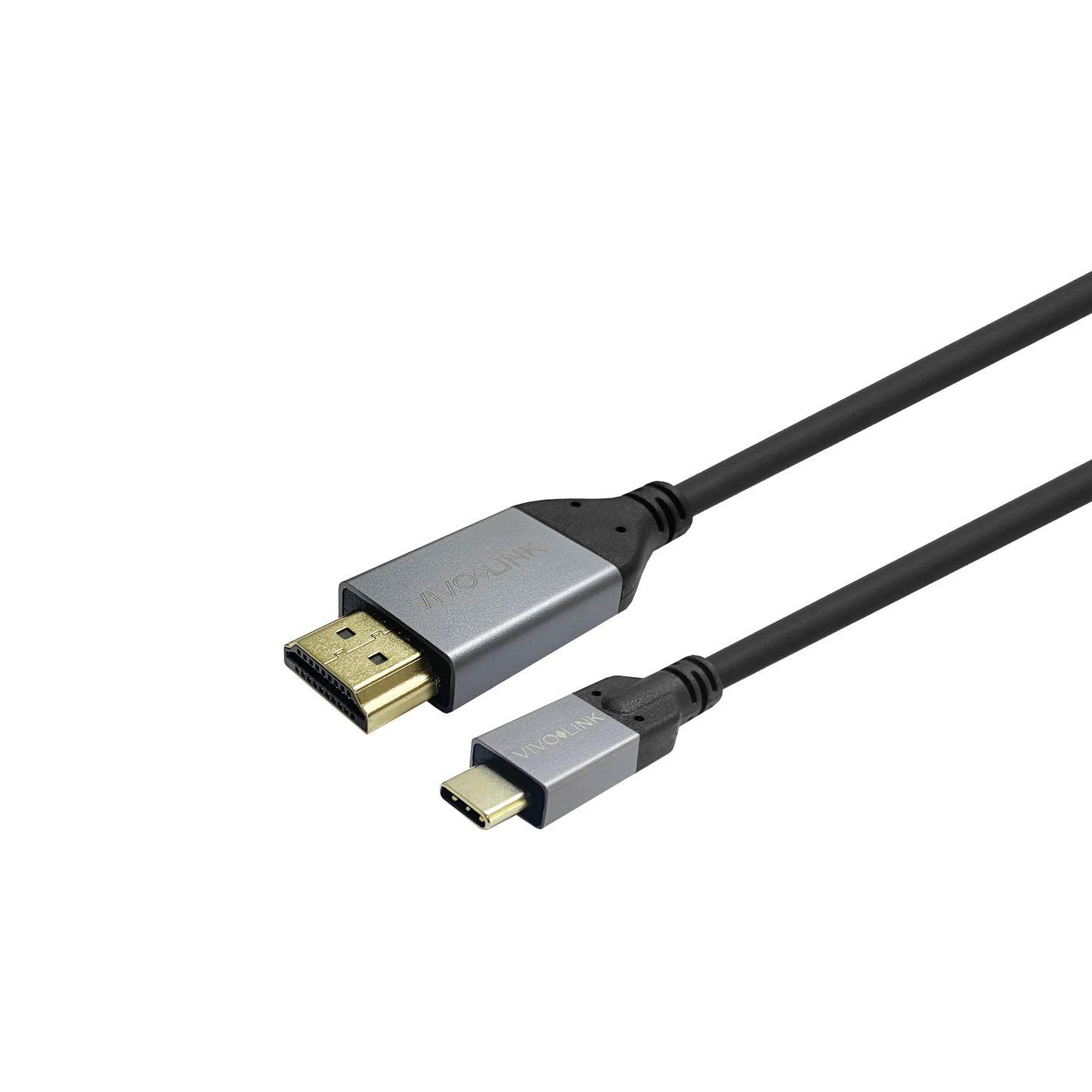 Cable USB-C a HDMI 7.5m Negro Vivolink para Ordenador