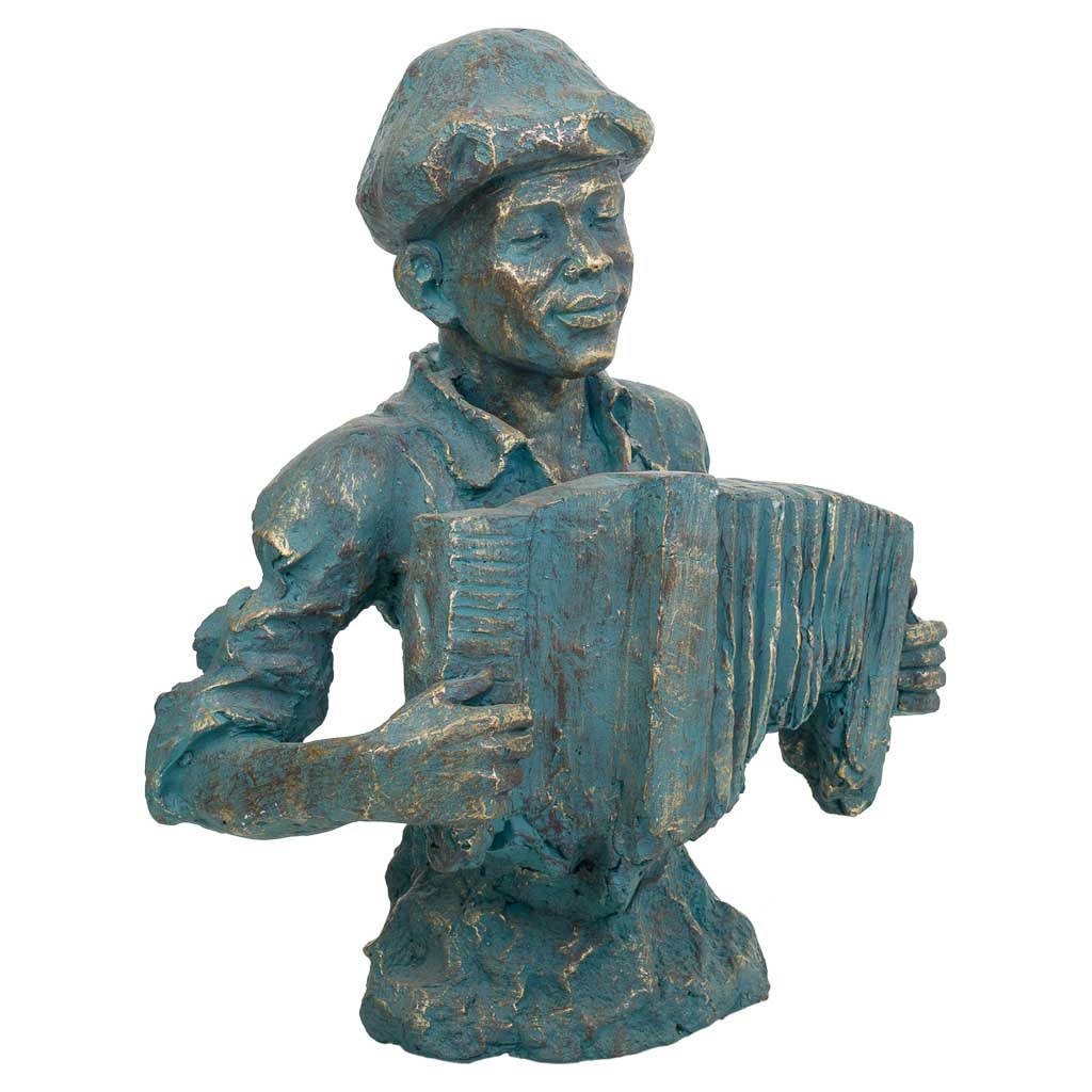 Wonderlust Deco - Figura musico decoración 51,5x30x62,5 Multicolor 51,5x30x62,5h cm