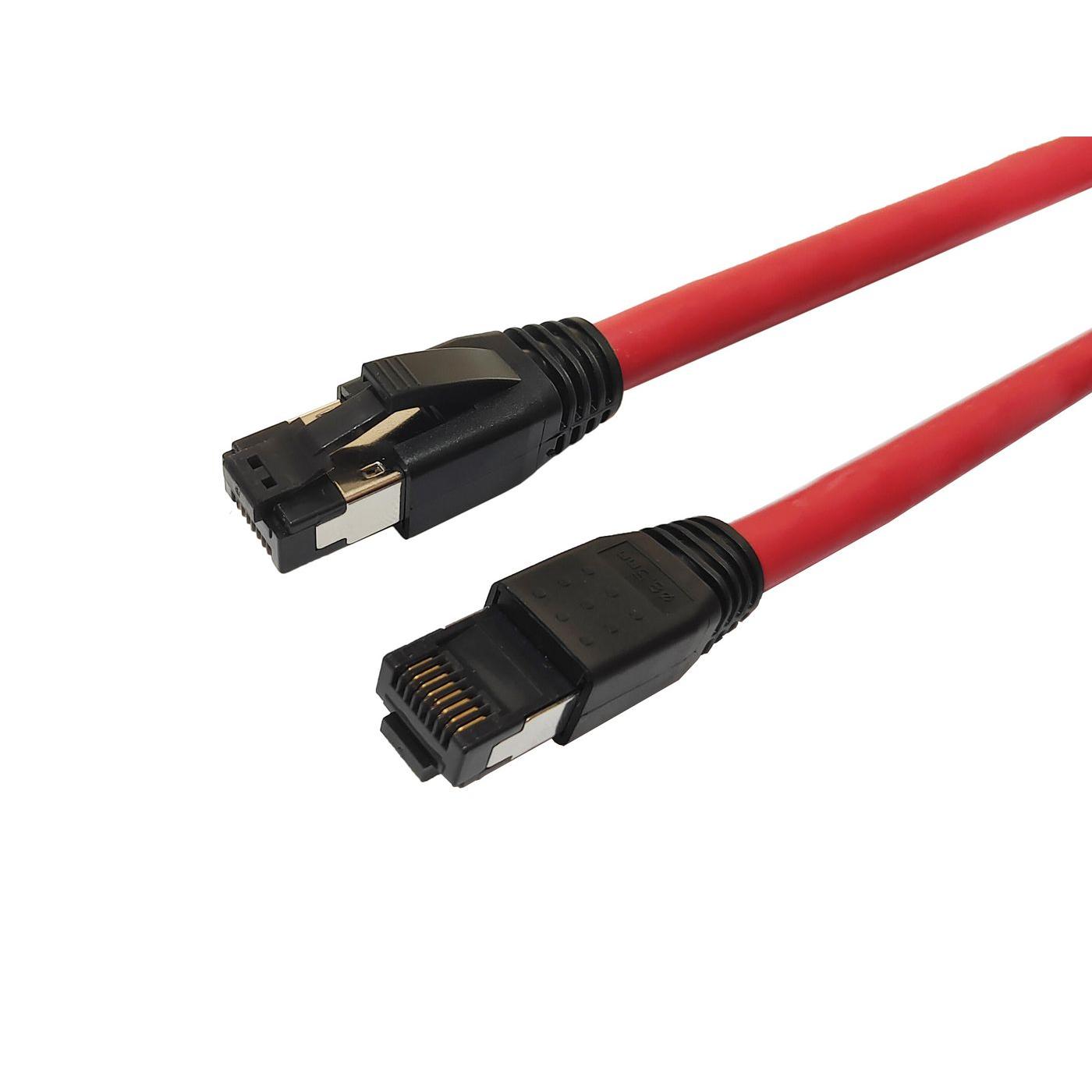 Microconnect Cable de Red CAT8.1 S/FTP 1,5m Rojo LSZH Alta Velocidad