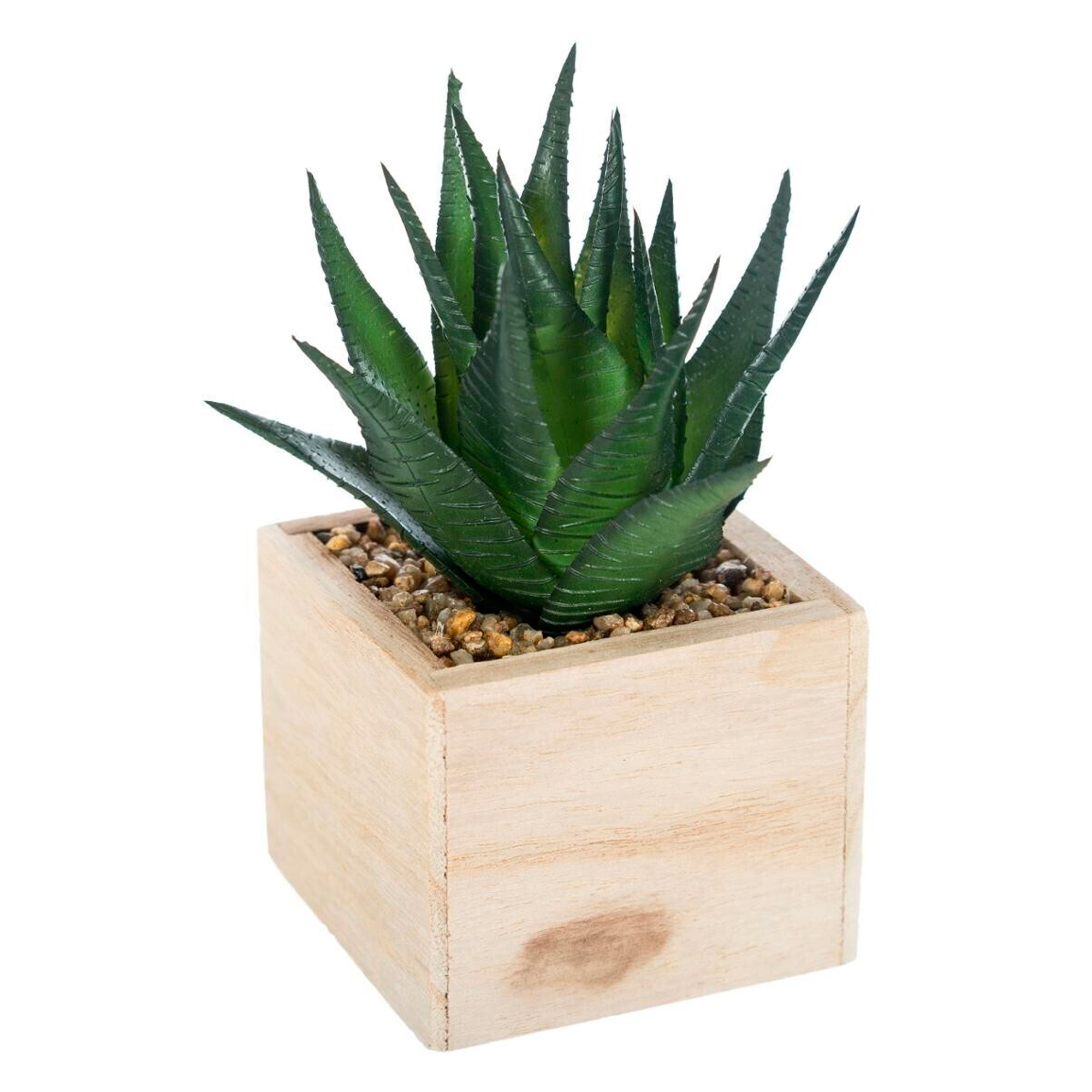 Atmosphera Planta de Madera Verde Chic H14 para Decoración Interior