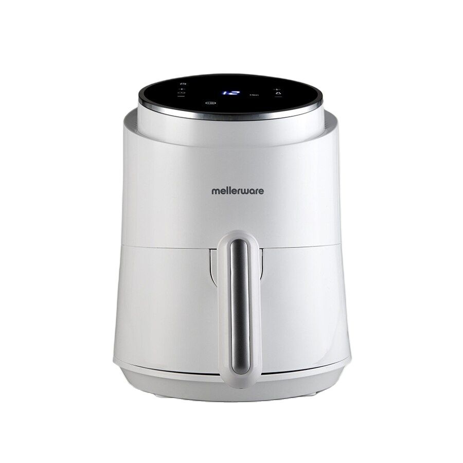 Mellerware - Freidora de Aire Crunchy! frie sin aceite Con capacidad de 1,5L. Temperatura ajustable 80-200ºC, programable, Air Fryer Modelo 2022, tactil, multifuncion, horno saludable profesional, dieta salud