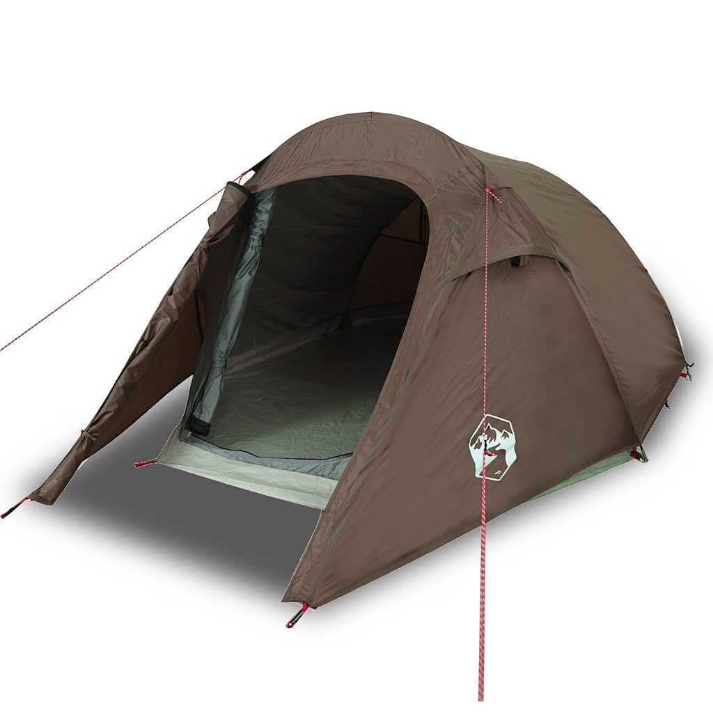 vidaXL Tienda de campaña túnel para 3 personas impermeable