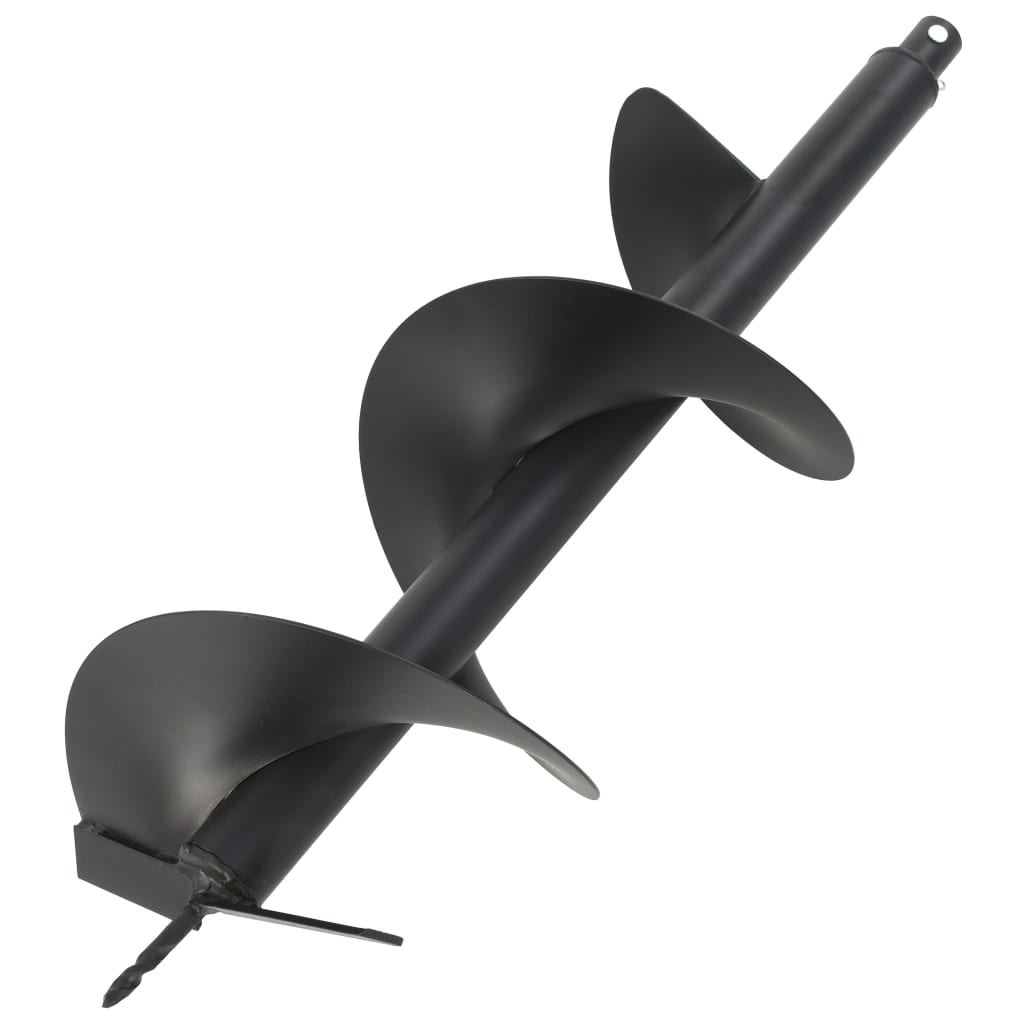 vidaXL Broca de Jardín Acero Barrena Espiral Perforadora Suelo Ahoyador Dimensiones 100 mm,  150 mm,  200 mm y mas