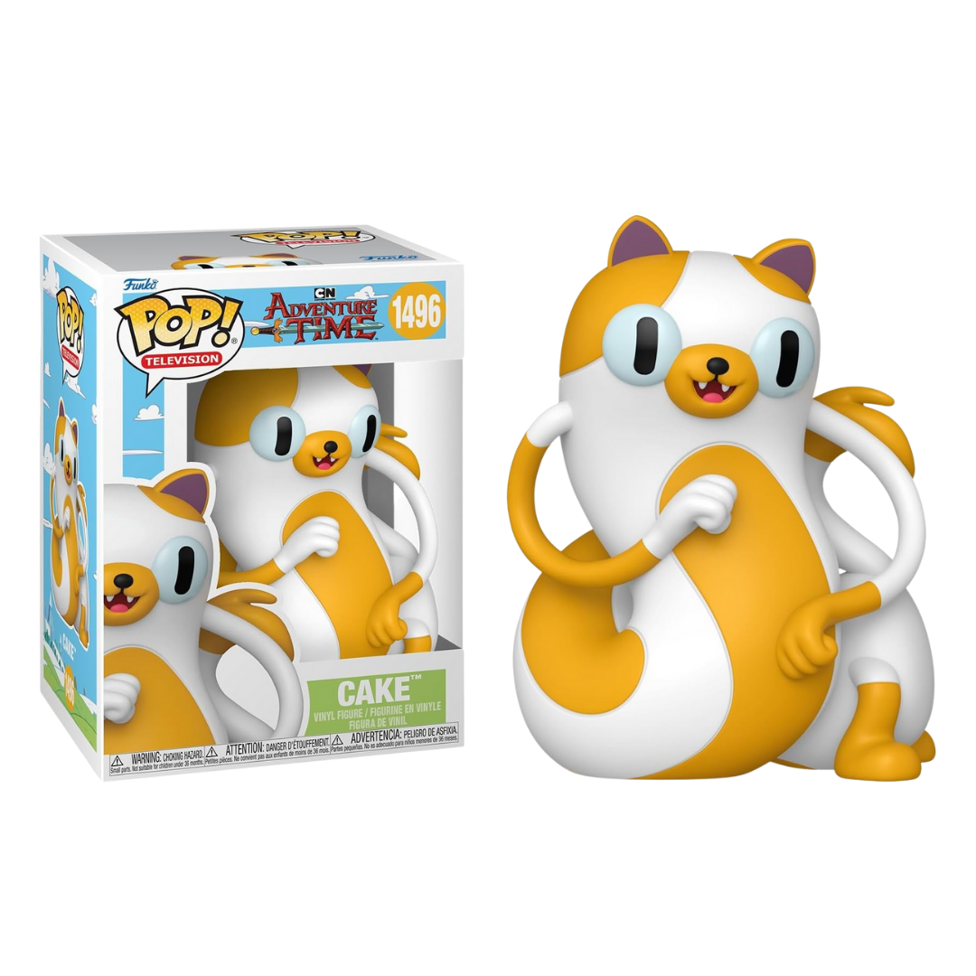 FUNKO POP! HORA DE AVENTURAS - CAKE, 86327, Nº 1496, TIENDA CON LICENCIA OFICIAL, JUGUETES, MUÑECOS, FIGURAS, ENVÍO URGENTE 24-48 HORAS EN PENÍNSULA, ORIGINAL, NUEVO, SERIE, DIBUJOS