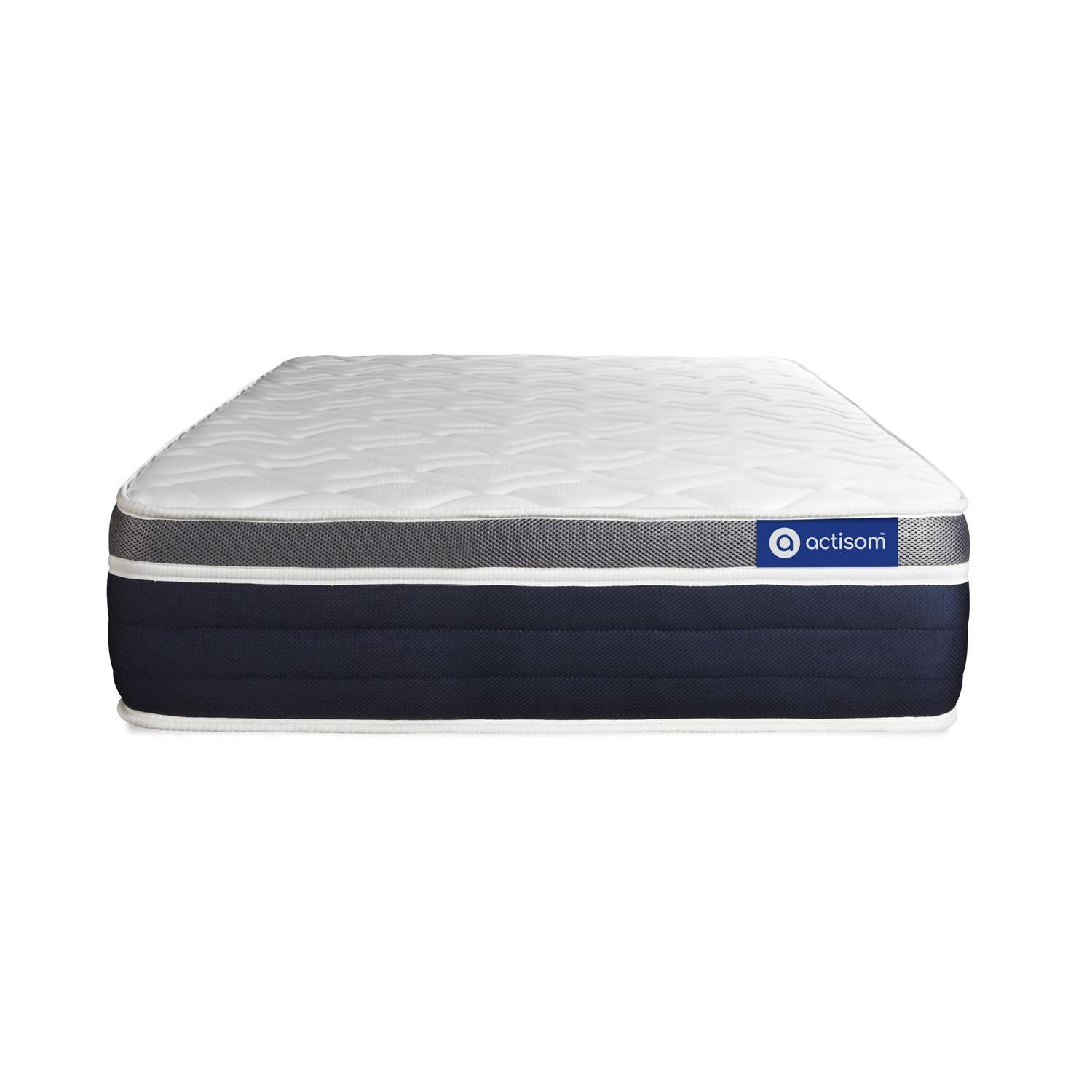 Colchón Actimemo confort 90x220cm, Grosor: 26cm, Espuma viscoelástica, Moderadamente firme, 7 zonas de confort