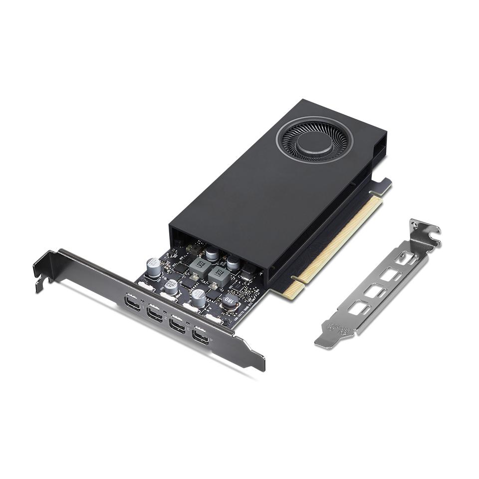 Lenovo - Tarjeta gráfica NVIDIA RTX A400 (4 GB GDDR6-4 x Mini DisplayPort - Mini DisplayPort
