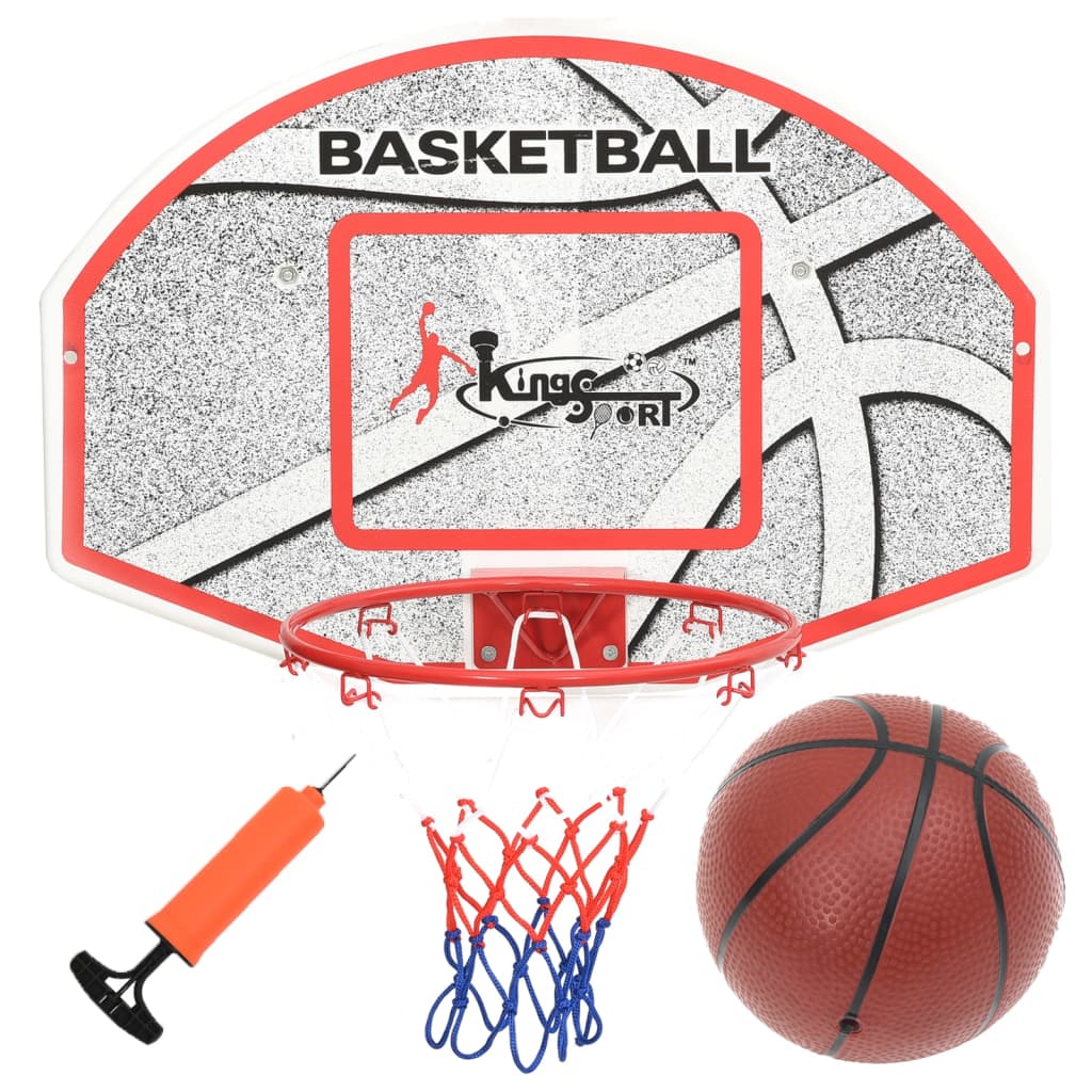 vidaXL Set de canasta baloncesto de pared 5 pzas 66x44,5 cm