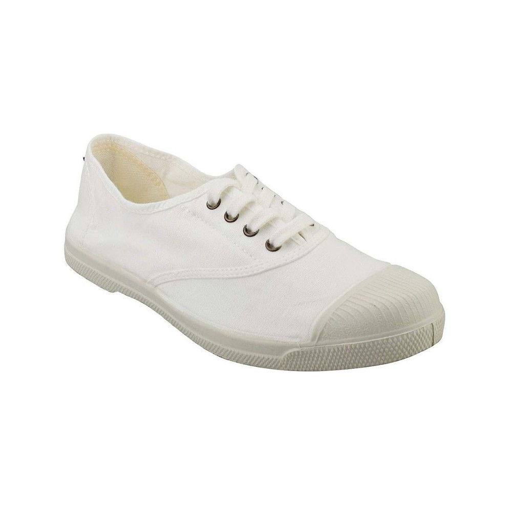 Zapatillas Lona Natural World 102 Mujer Blanco