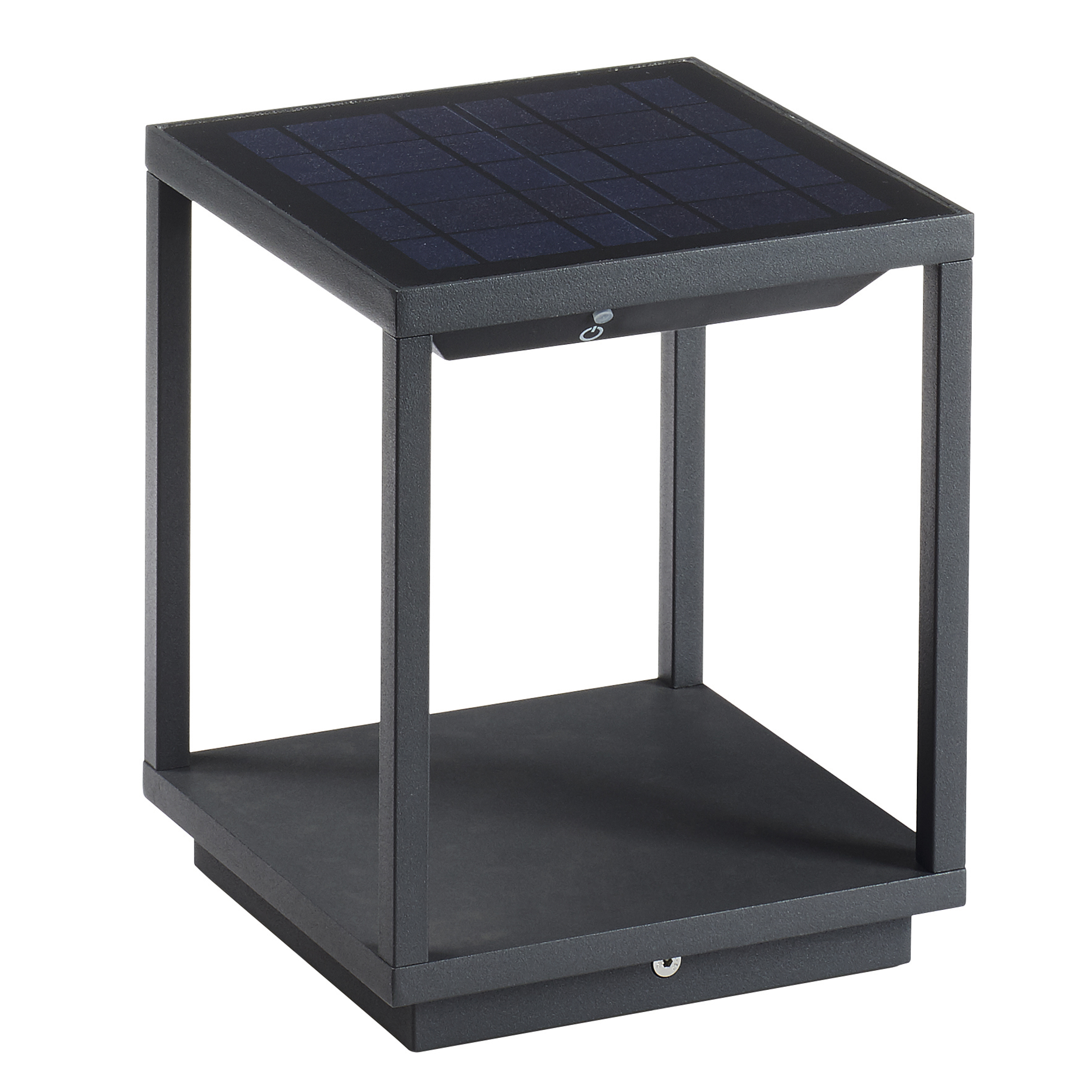 Novolux Lighting - Baliza de Jardín SOLEI - Uso Exterior - H 24,5 Cm - IP54 - LED SMD - 3.50W - 300lm - CRI80 - 3000K - 35º - Crepuscular - Antracita - Sobremuro Solar LED