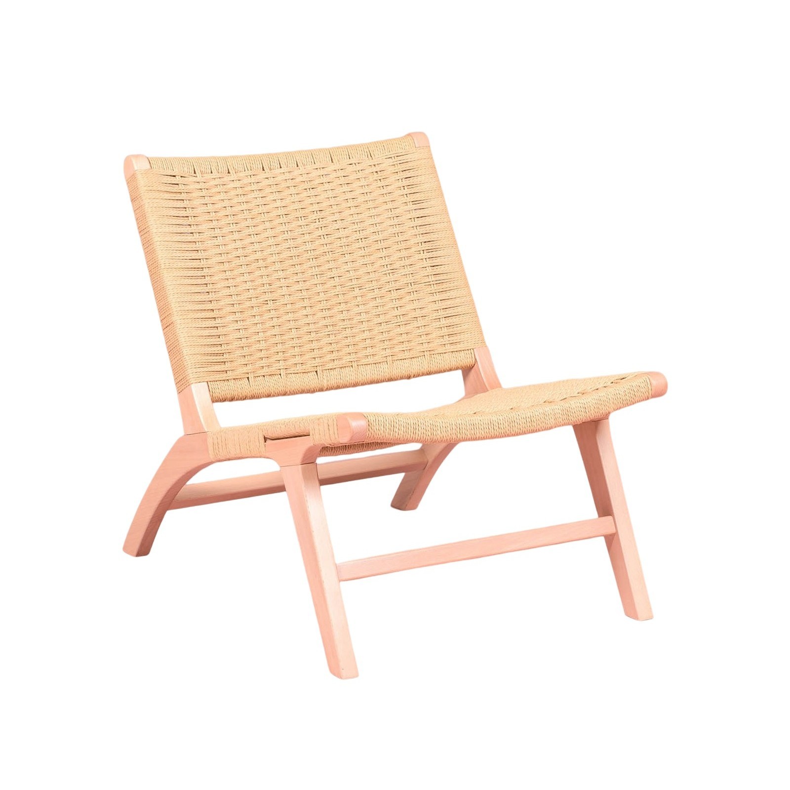 Nest Dream - Sillón nórdico en madera de haya y cuerda ecológica - Liam