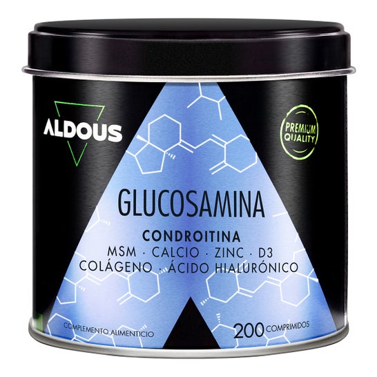 Aldous Bio glucosamina Condroitina Msm Colágeno Zinc 200 comp