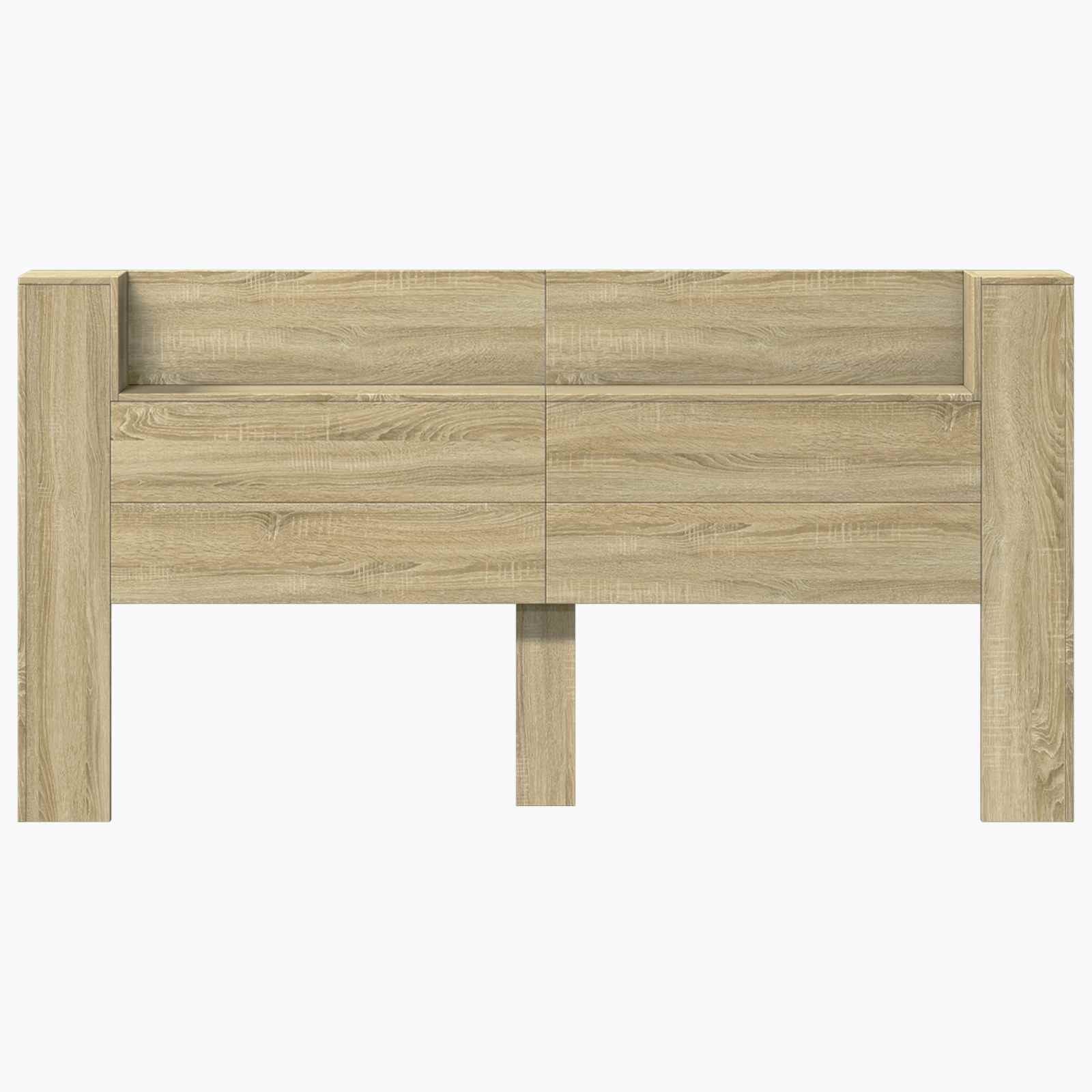 vidaXL Cabecero con estante Roble Sonoma 200 x 16,5 x 103,5 cm