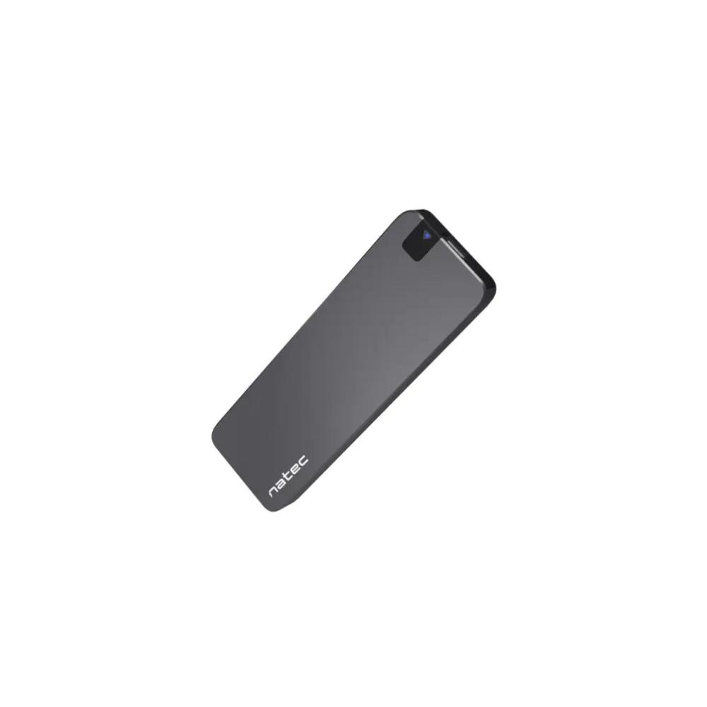 Caja SSD Externa Natec Rhino M.2 NVMe Aluminio Negro USB-C Compacta