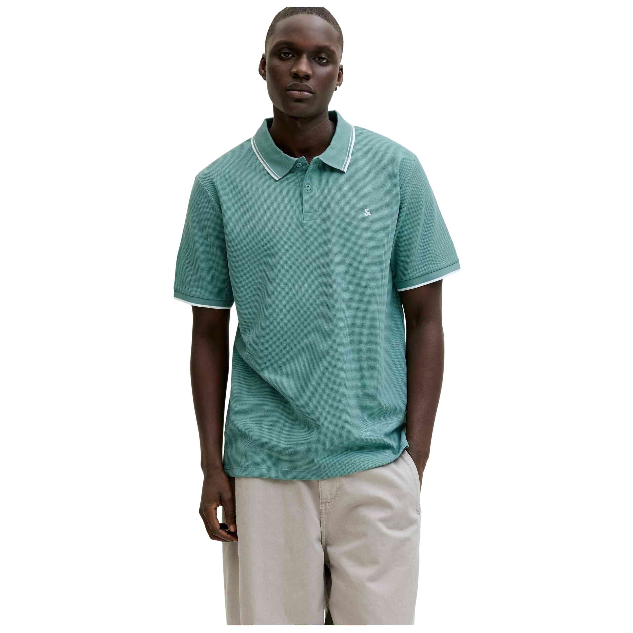 Polo Jack & Jones Austin Polo Ss Noos-Mineral Blue