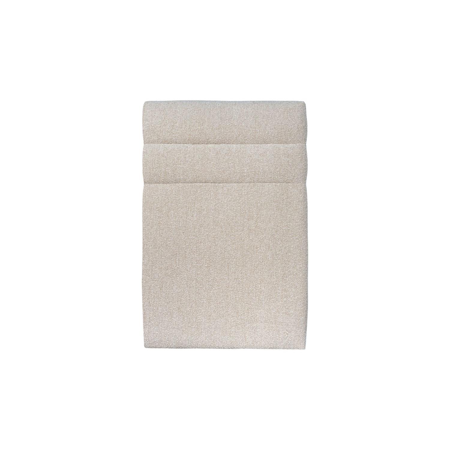 Cabecero 90 cm Lines - Tejido rizado Beige Claro