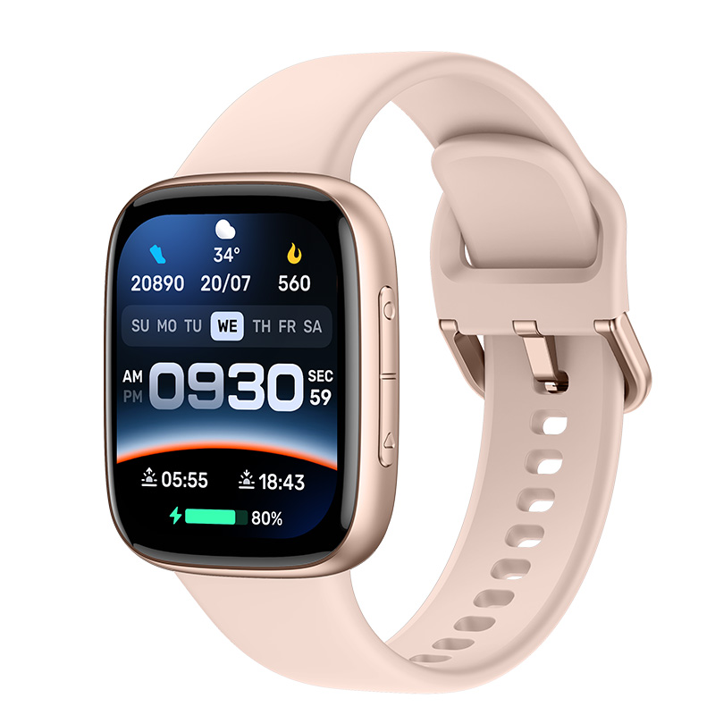 Ostark Smartwatch con Llamadas Bluetooth, Pantalla Táctil Completa 1.27" HD 40 FPS, IP68 Resistente al Agua, Asistente de Voz AI, Monitoreo de Salud 24/7 (Frecuencia Cardíaca, SpO₂, Sueño), 100 Modos Deporte, Notificaciones, para iOS y Android